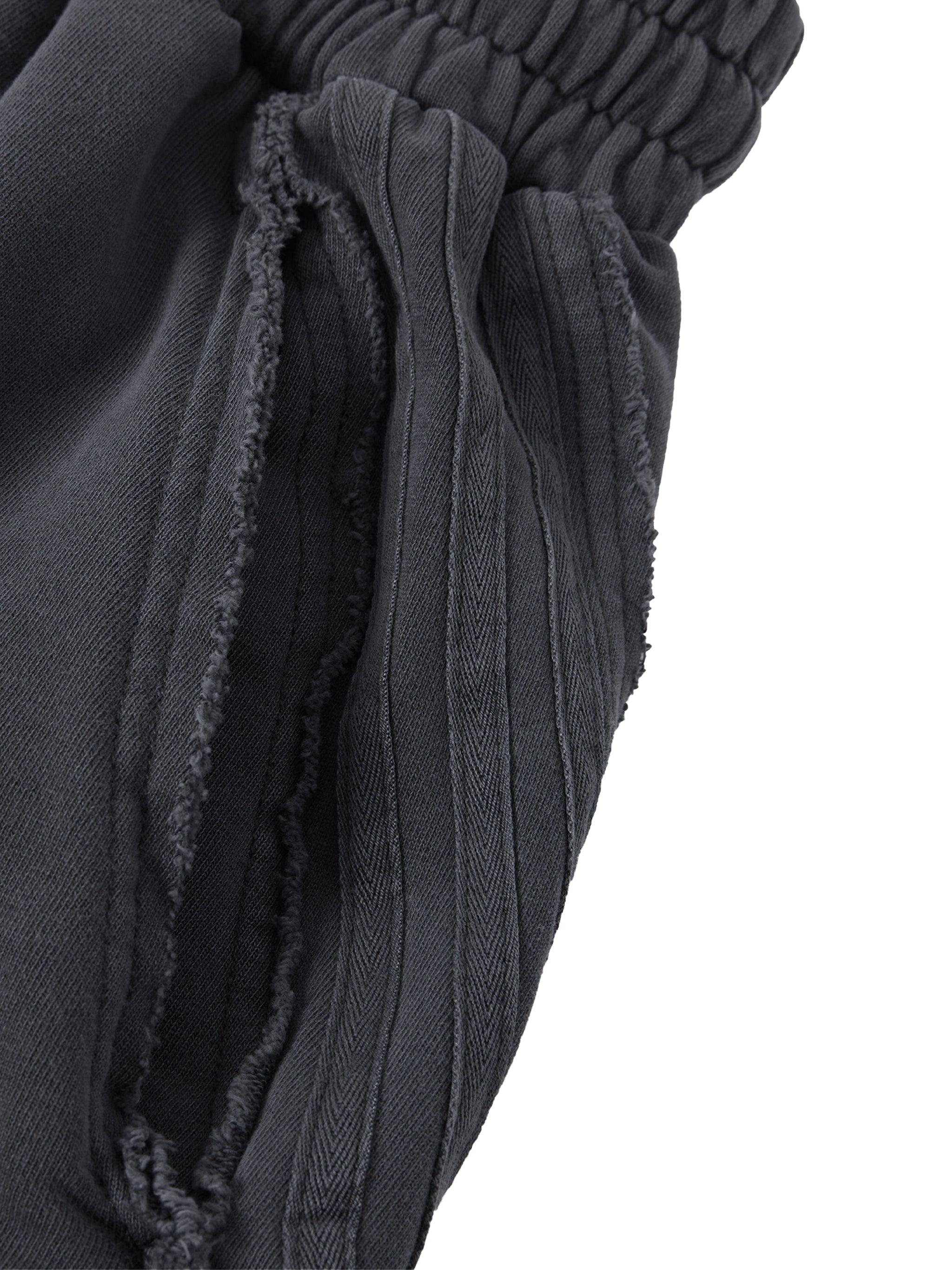 FEARLESS- Unisex Vintage Wash Raw Edge Shorts