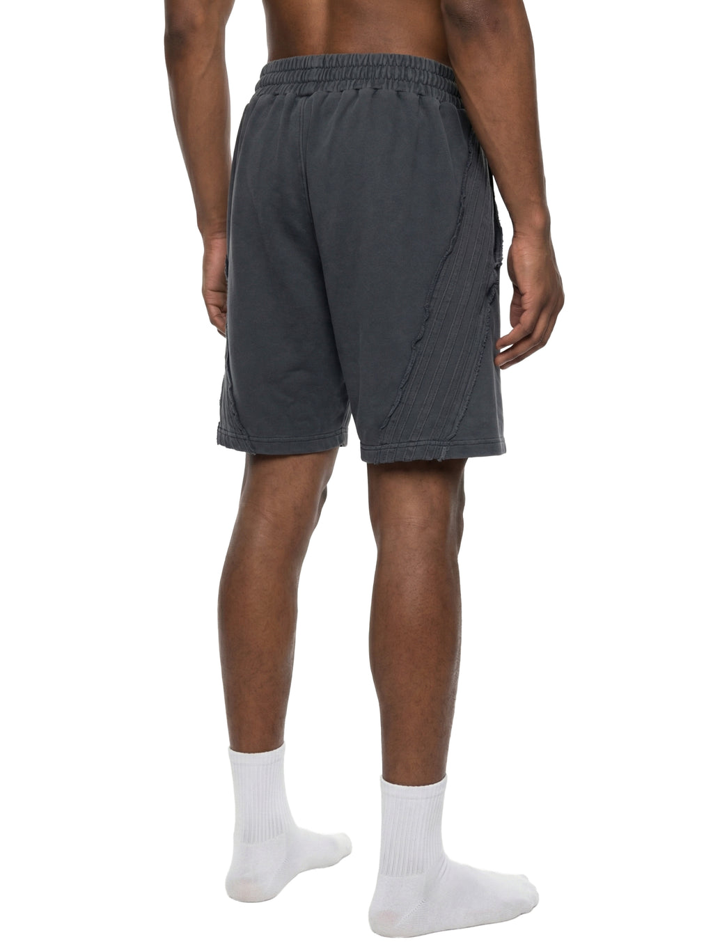 FEARLESS- Unisex Vintage Wash Raw Edge Shorts