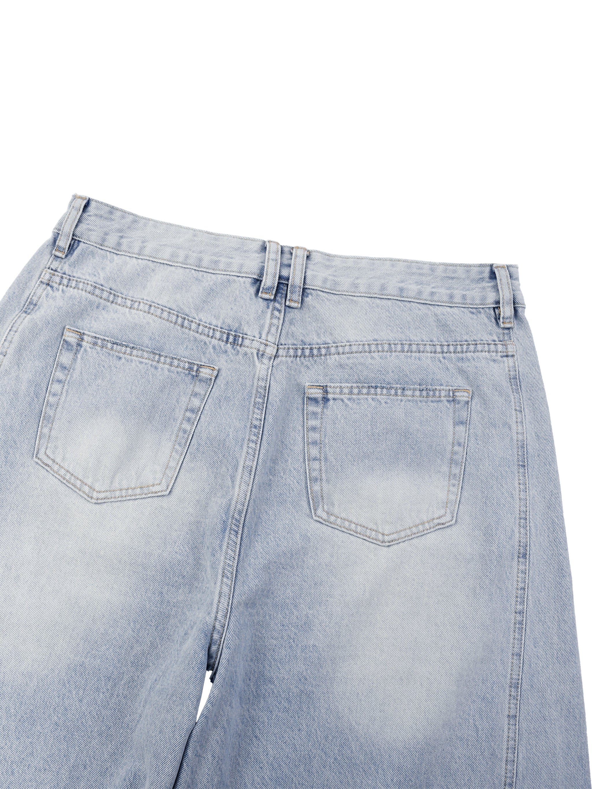 Fearless- Men's Vintage Wash Sunfade Barrel Leg Jeans