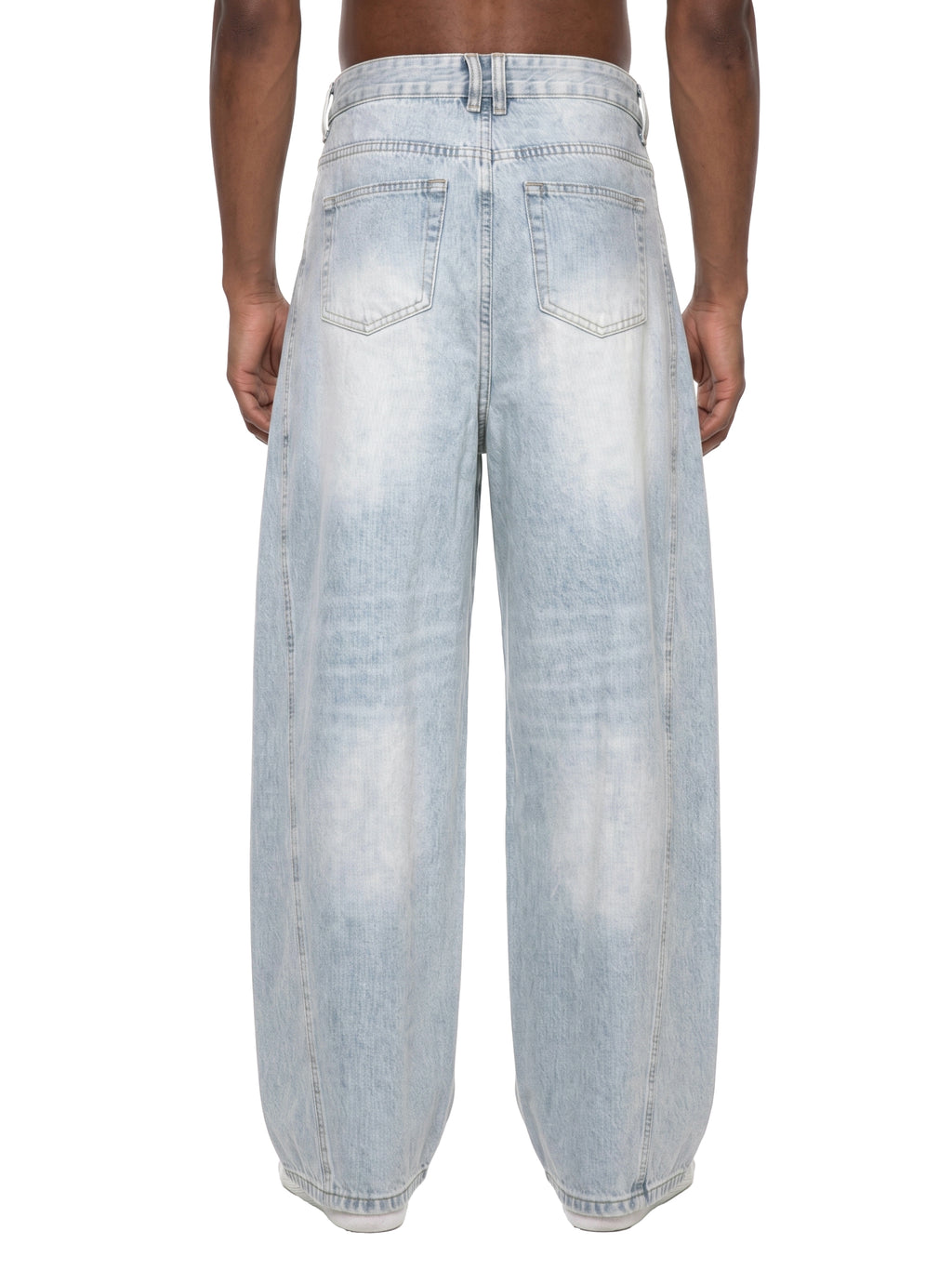 Fearless- Men's Vintage Wash Sunfade Barrel Leg Jeans