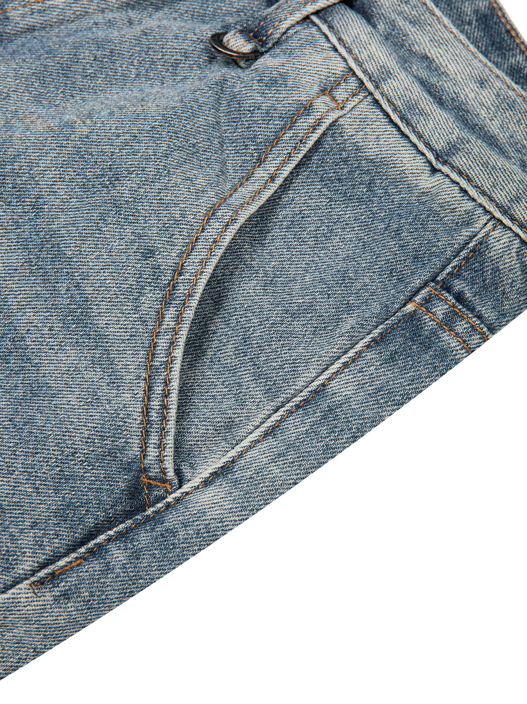 Fearless- Men's Vintage Wash Denim Shorts