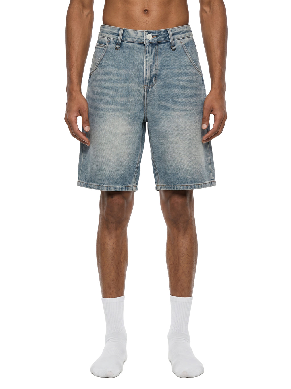 Fearless- Men's Vintage Wash Denim Shorts
