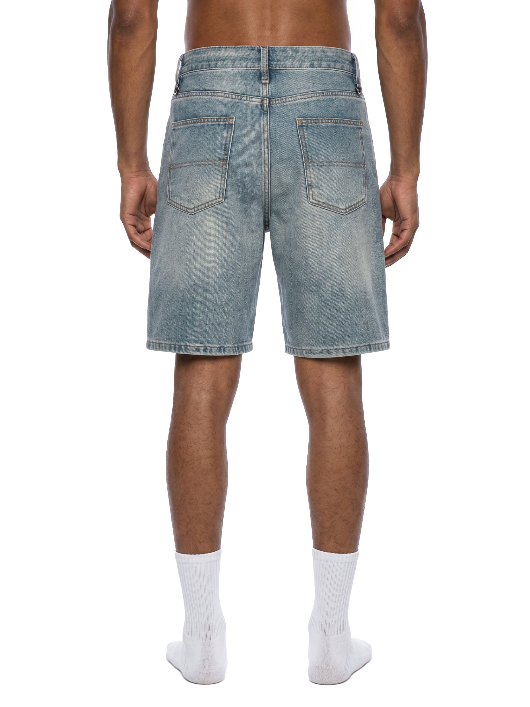 Fearless- Men's Vintage Wash Denim Shorts