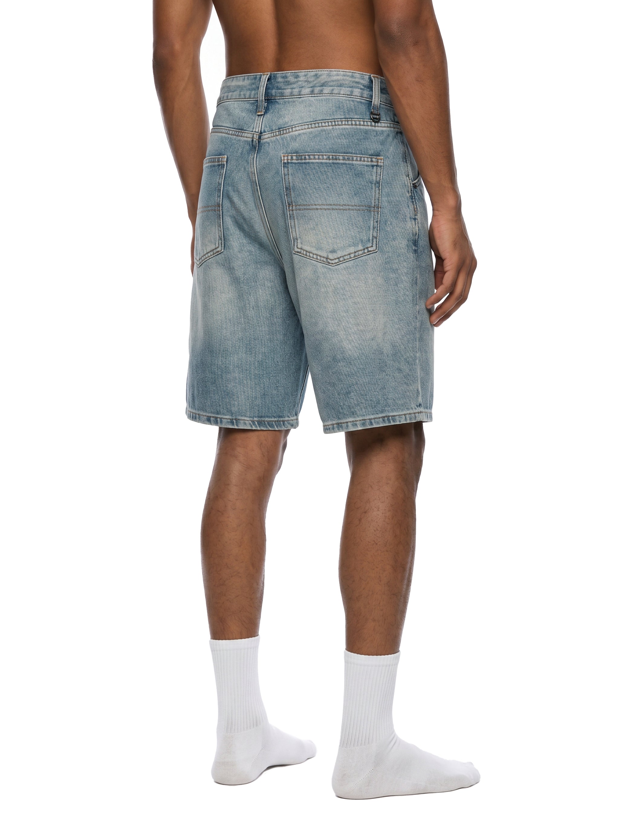 Fearless- Men's Vintage Wash Denim Shorts