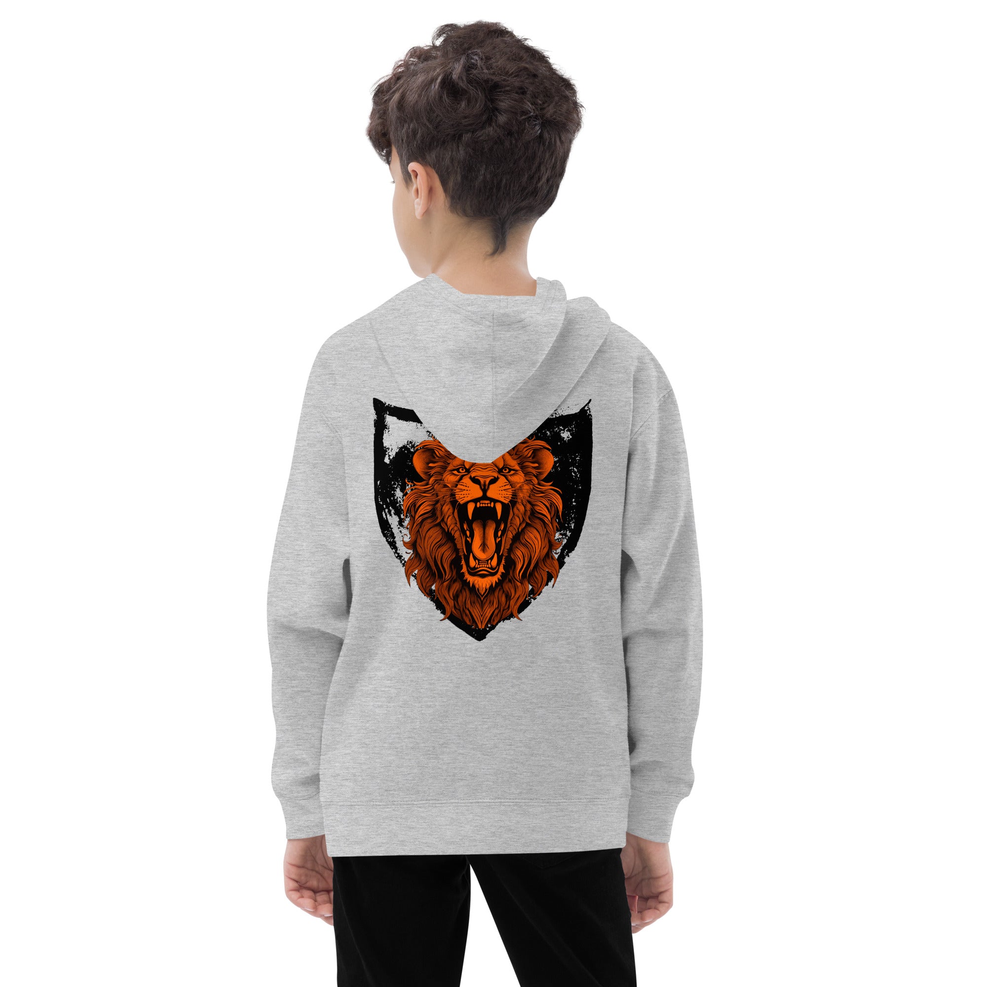 BE BOLD AS A LION- Kids fleece hoodie