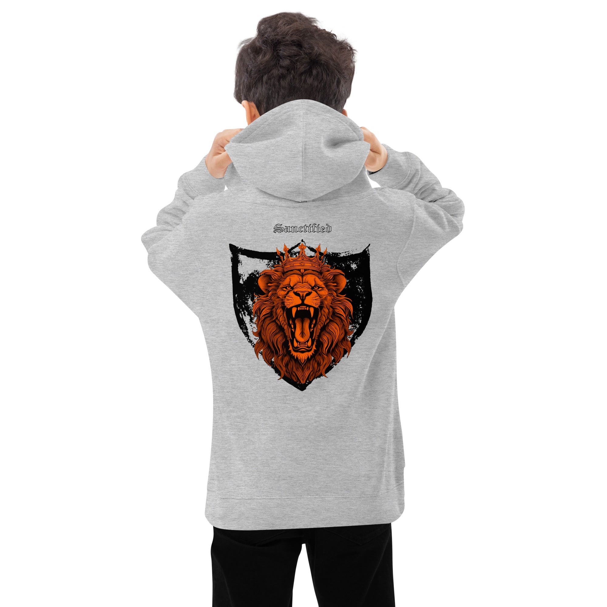 BE BOLD AS A LION- Kids fleece hoodie