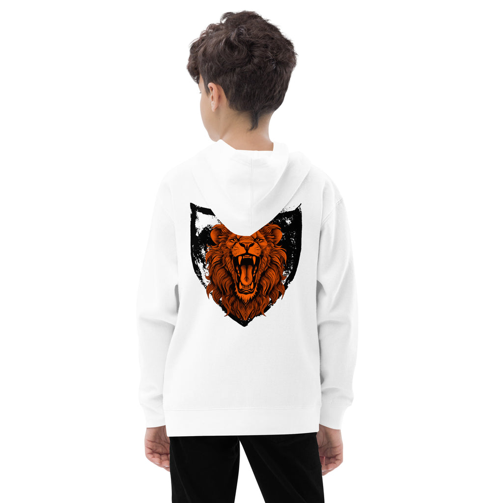 BOLD AS A LION- Kids fleece hoodie