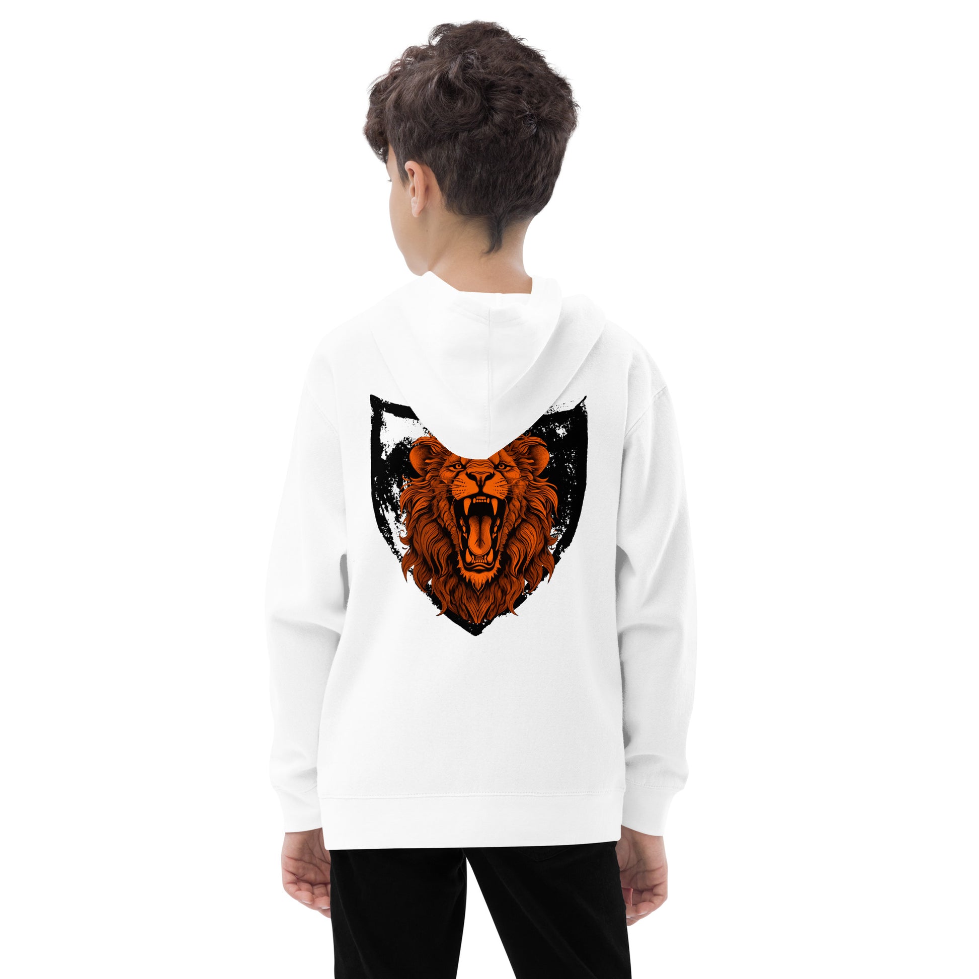 BOLD AS A LION- Kids fleece hoodie