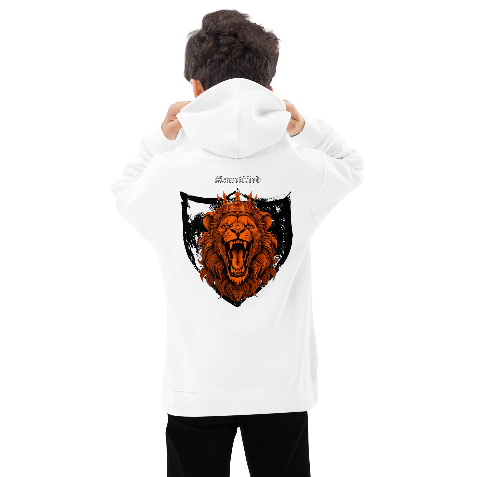 BOLD AS A LION- Kids fleece hoodie