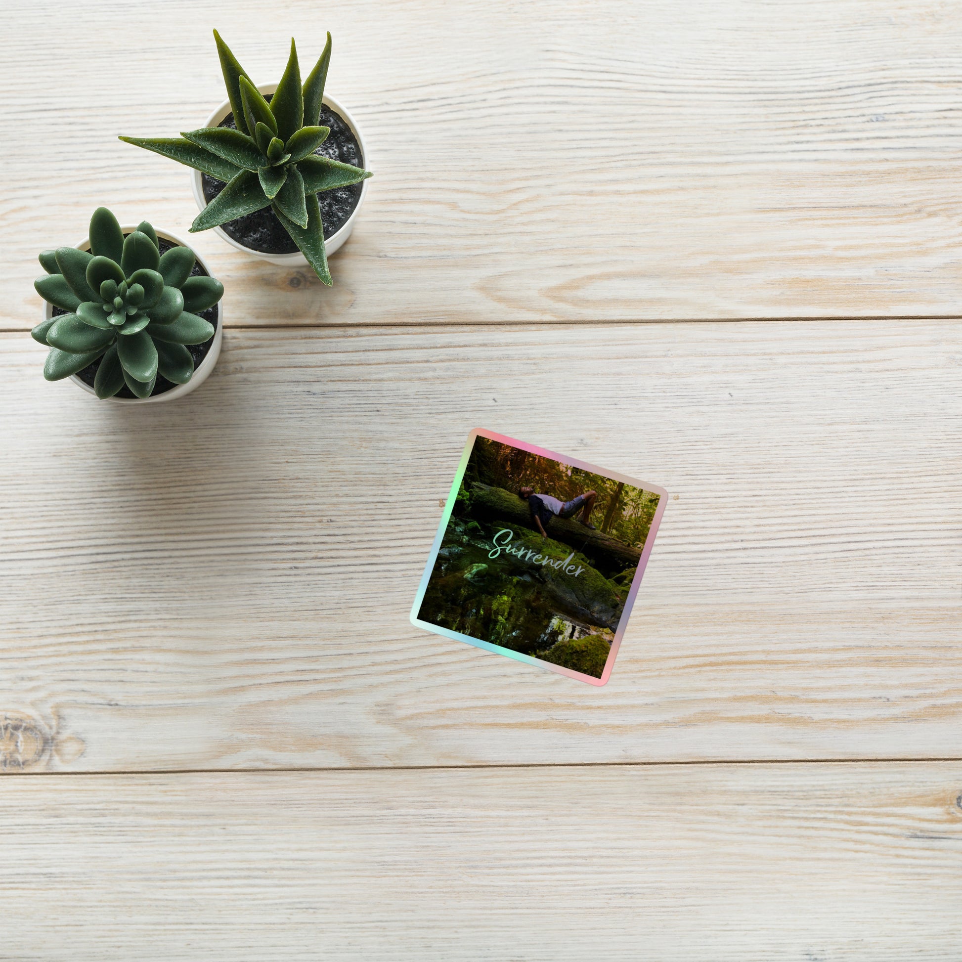 Holographic stickers