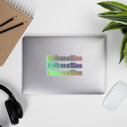 Holographic stickers