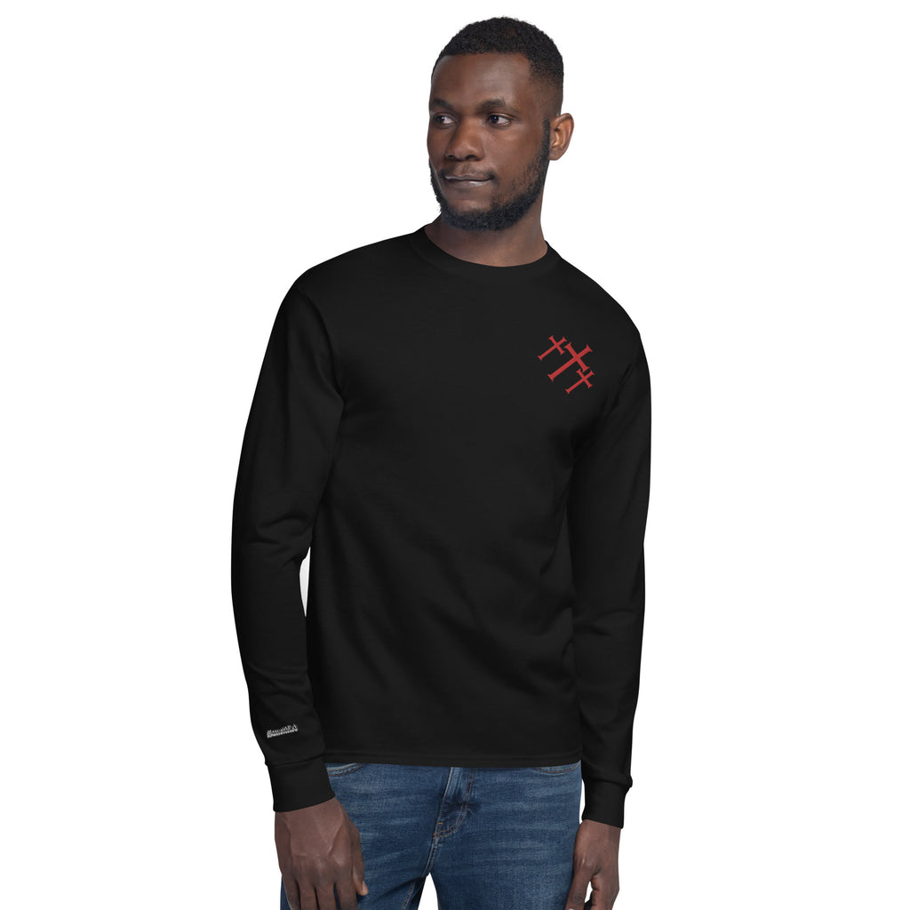 Men's Champion Long Sleeve Shirt with Embroidered Front