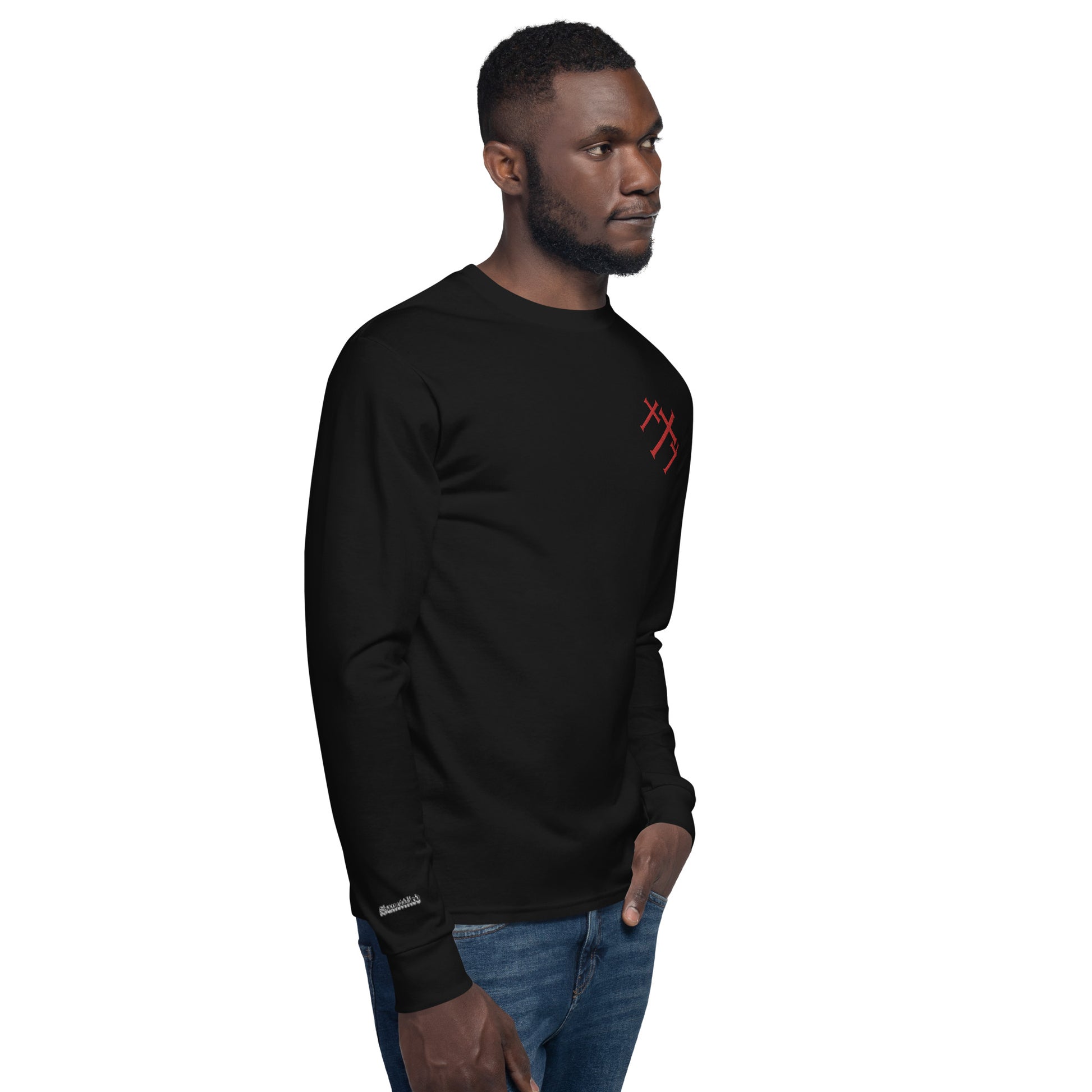 Men's Champion Long Sleeve Shirt with Embroidered Front