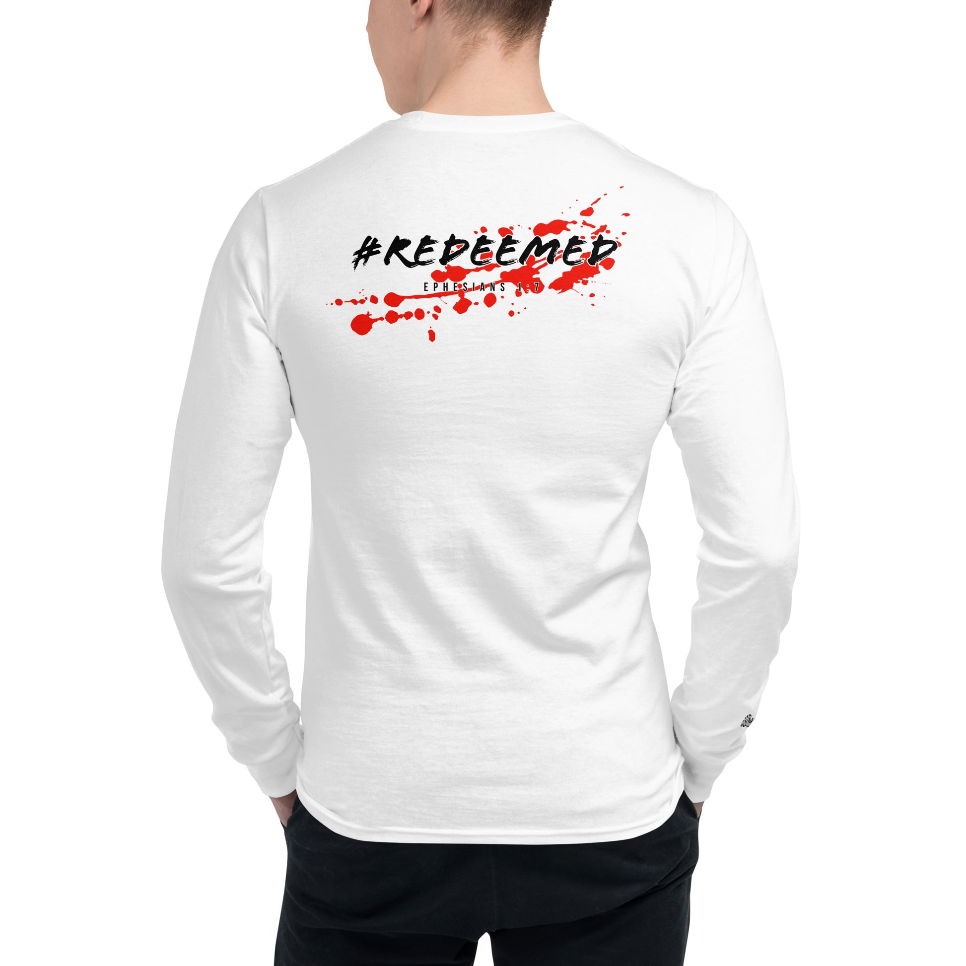Men's Champion Long Sleeve Shirt with Embroidered Front