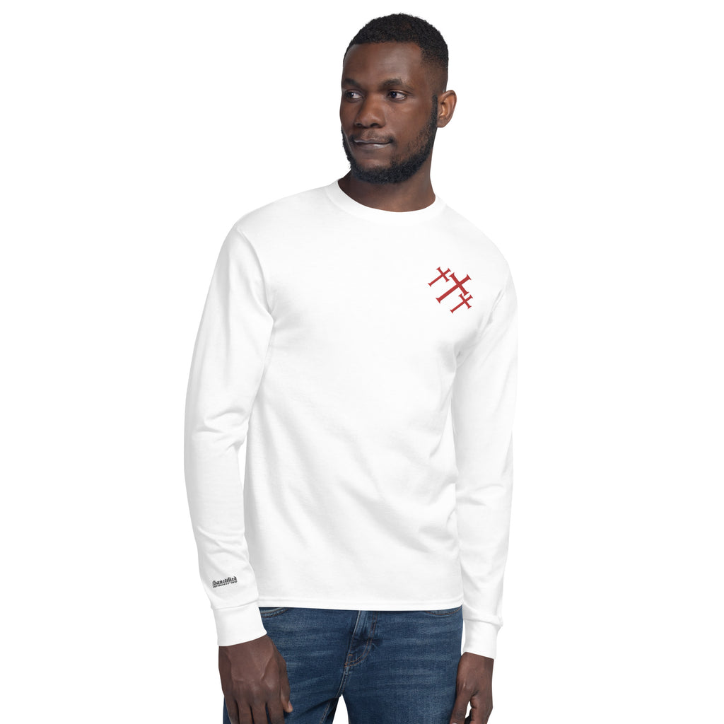 Men's Champion Long Sleeve Shirt with Embroidered Front