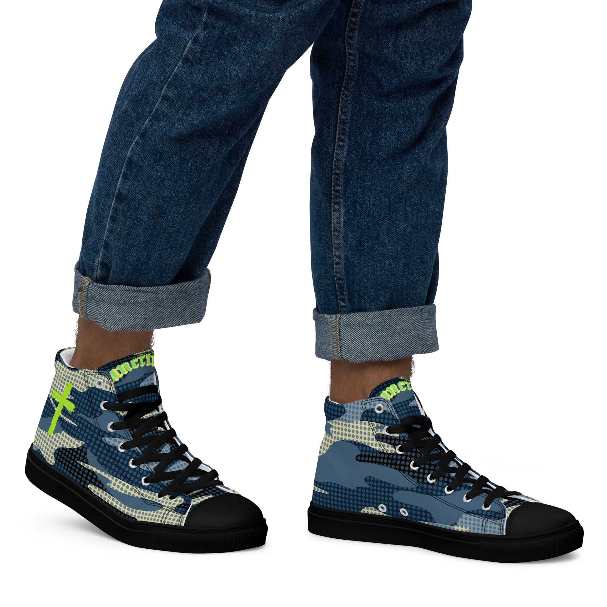 Men’s high top canvas shoes, Free Shipping