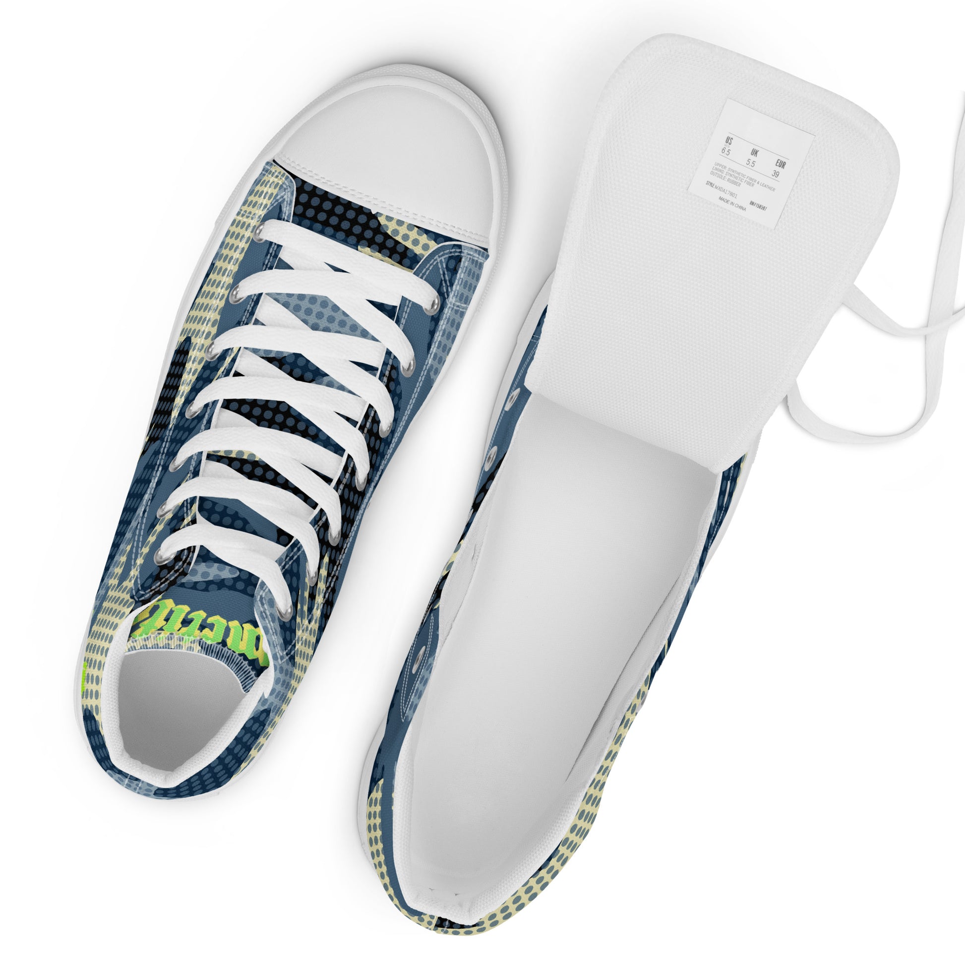 Men’s high top canvas shoes, Free Shipping