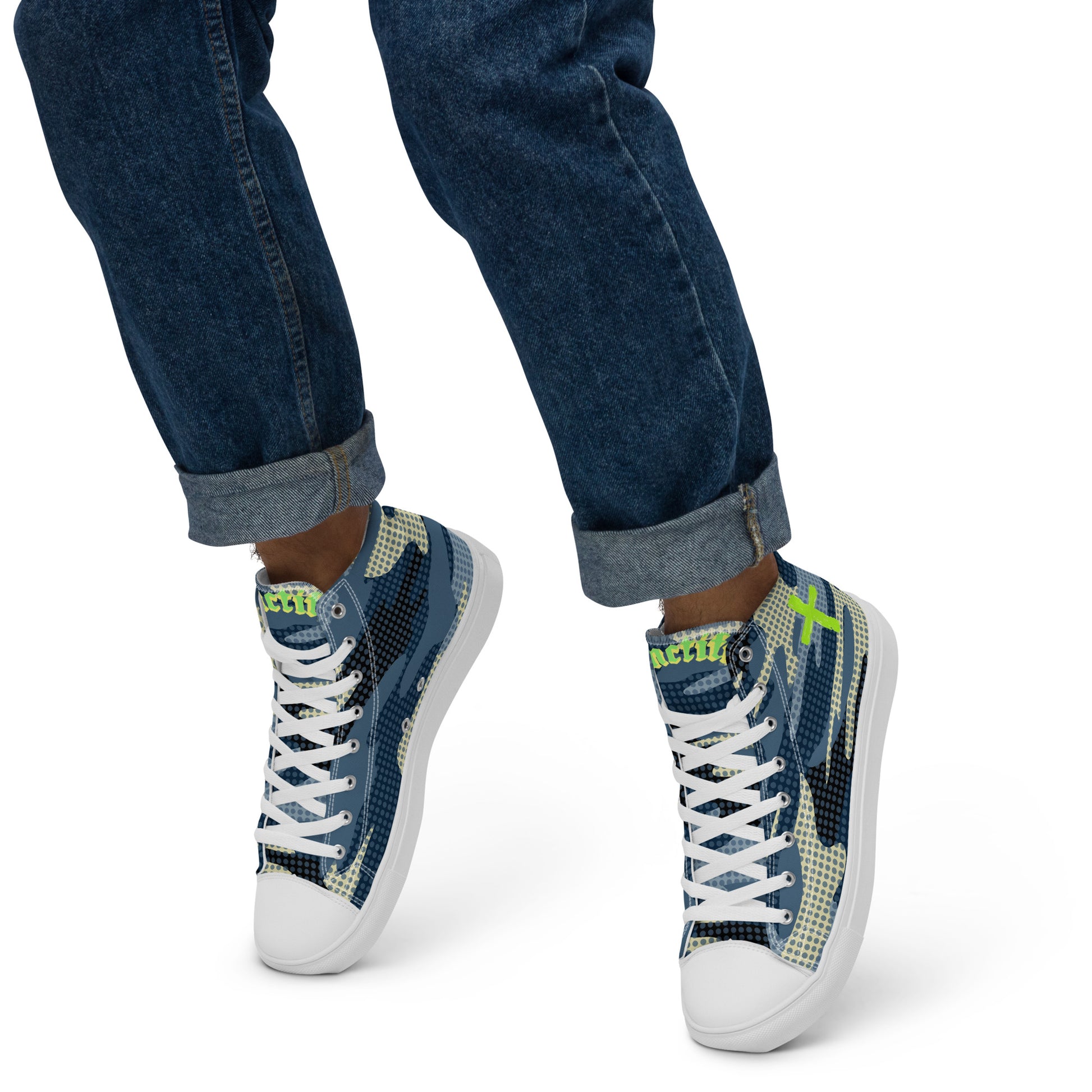 Men’s high top canvas shoes, Free Shipping