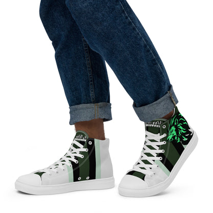 Men’s high top canvas shoes, Free Shipping