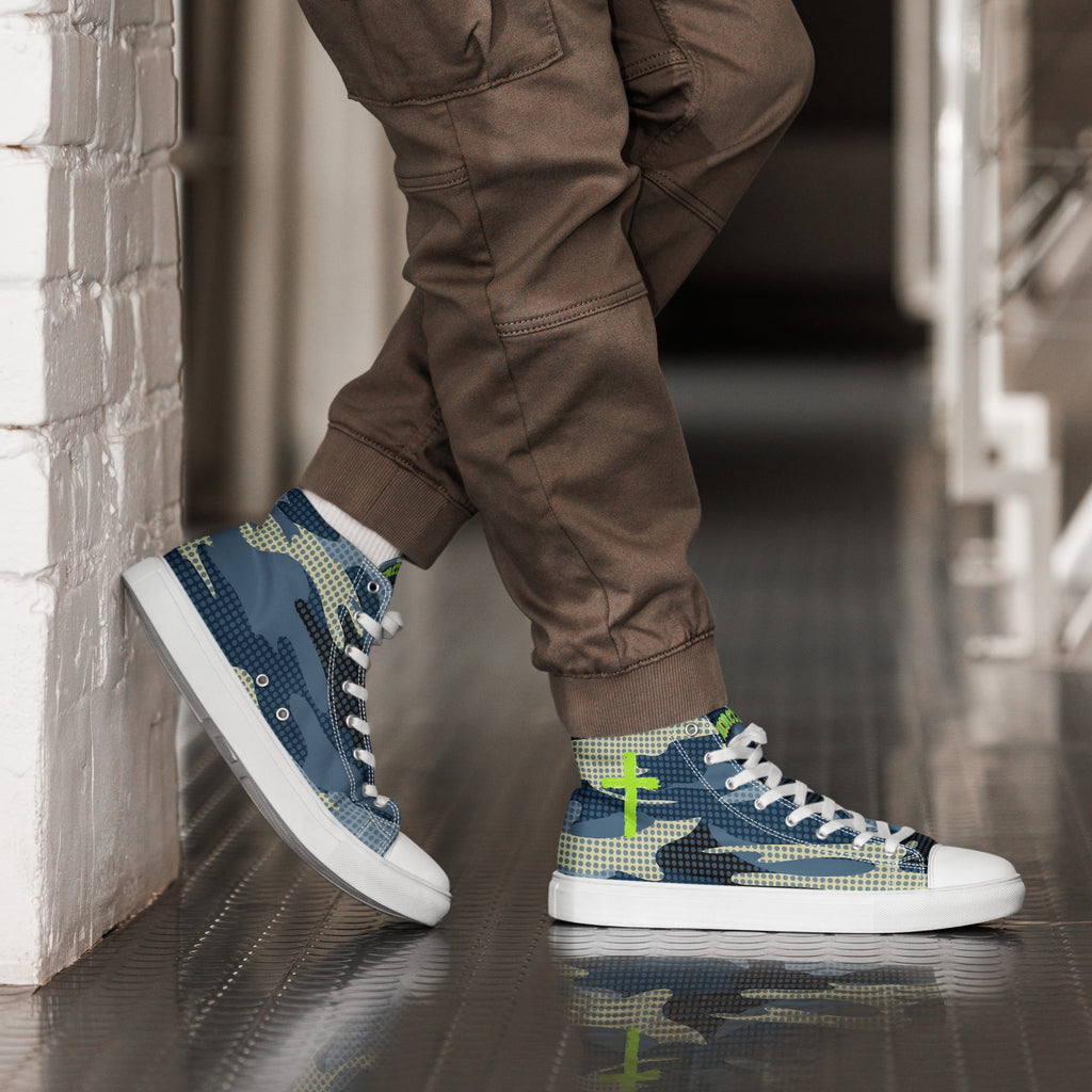 Men’s high top canvas shoes, Free Shipping