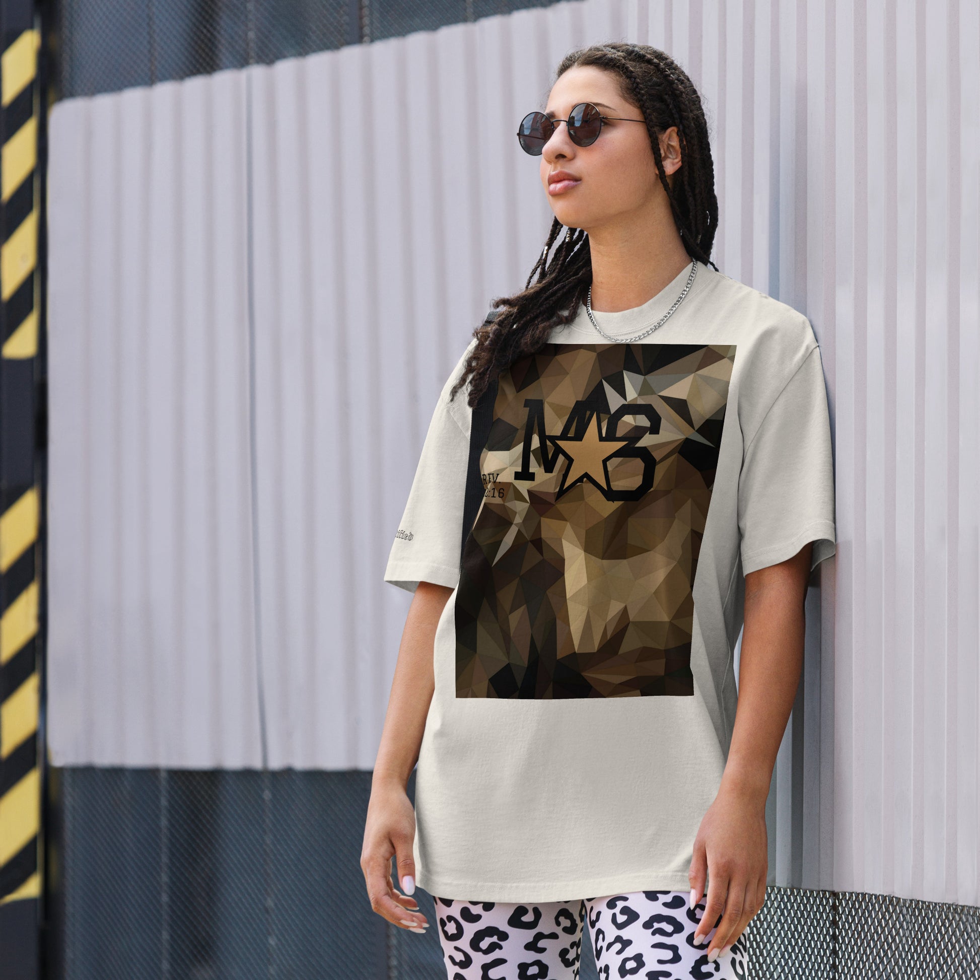 MORNING STAR- Oversized faded t-shirt