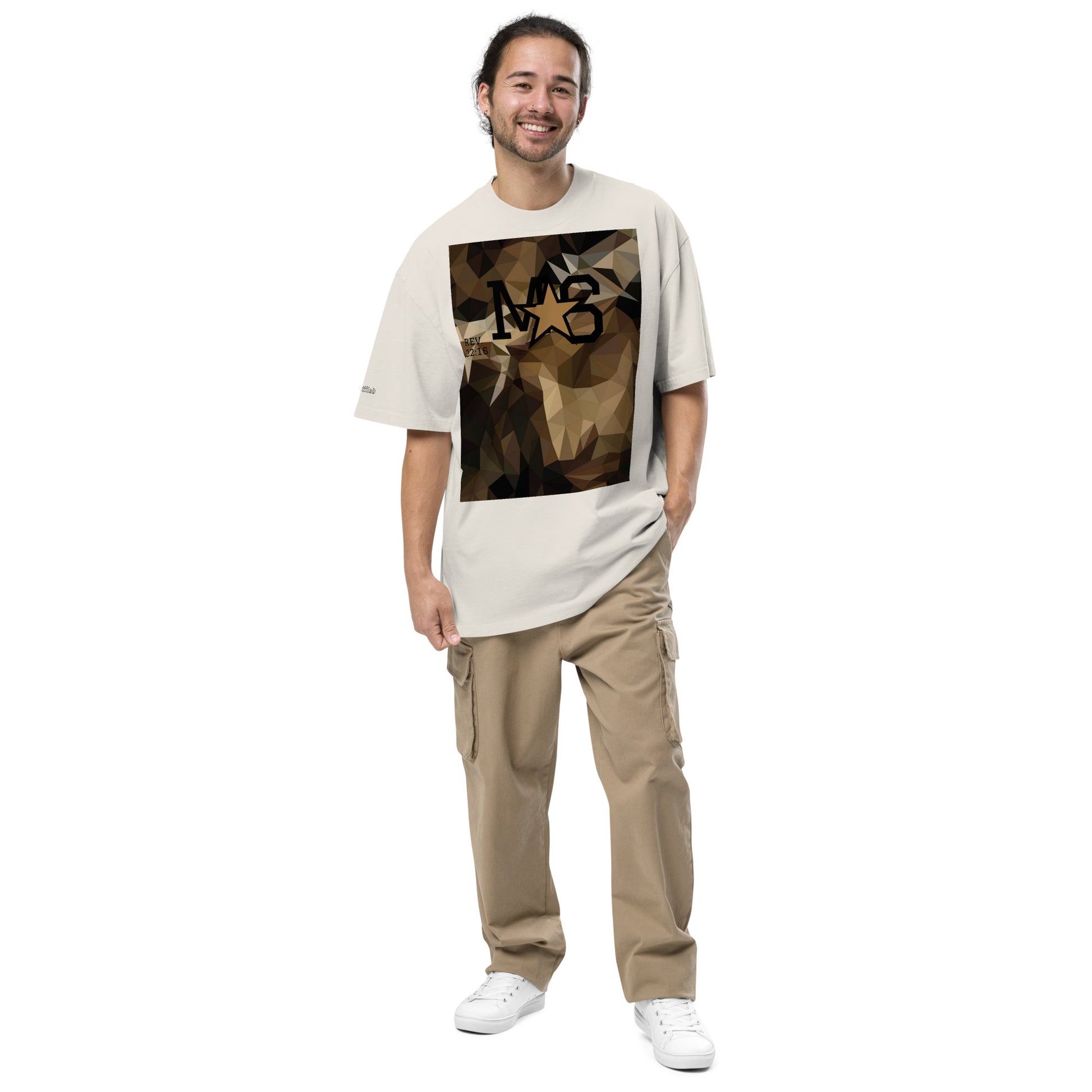 MORNING STAR- Oversized faded t-shirt
