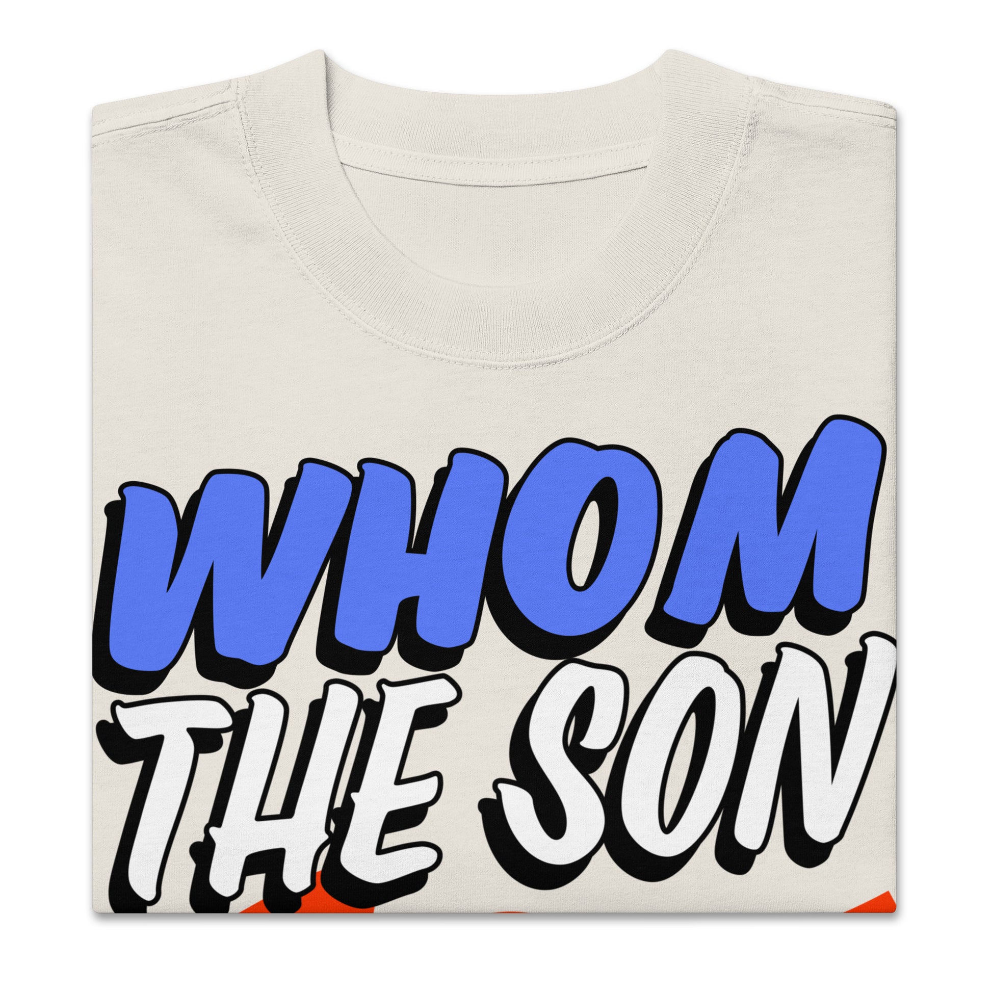 FREE INDEED- Oversized faded t-shirt