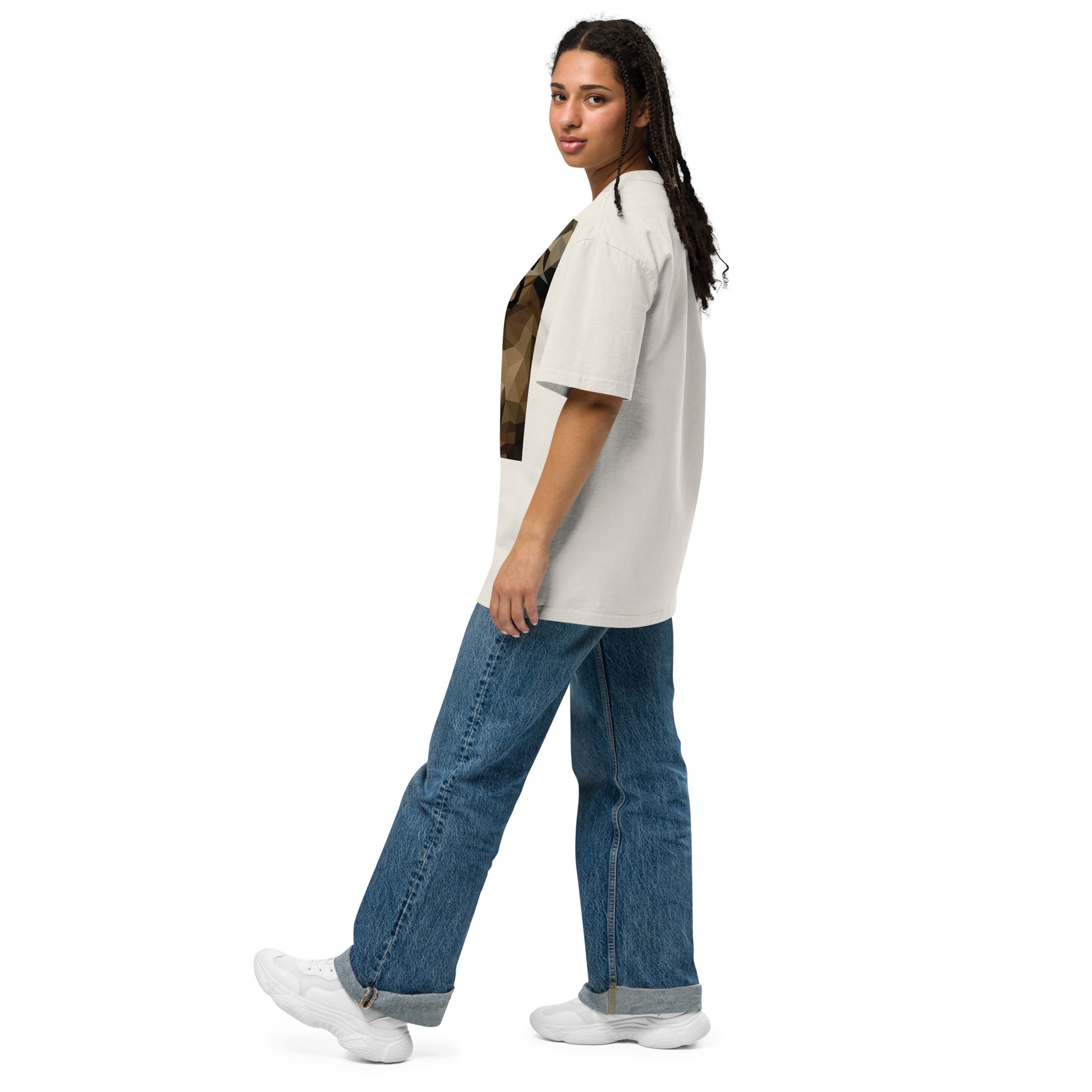 MORNING STAR- Oversized faded t-shirt