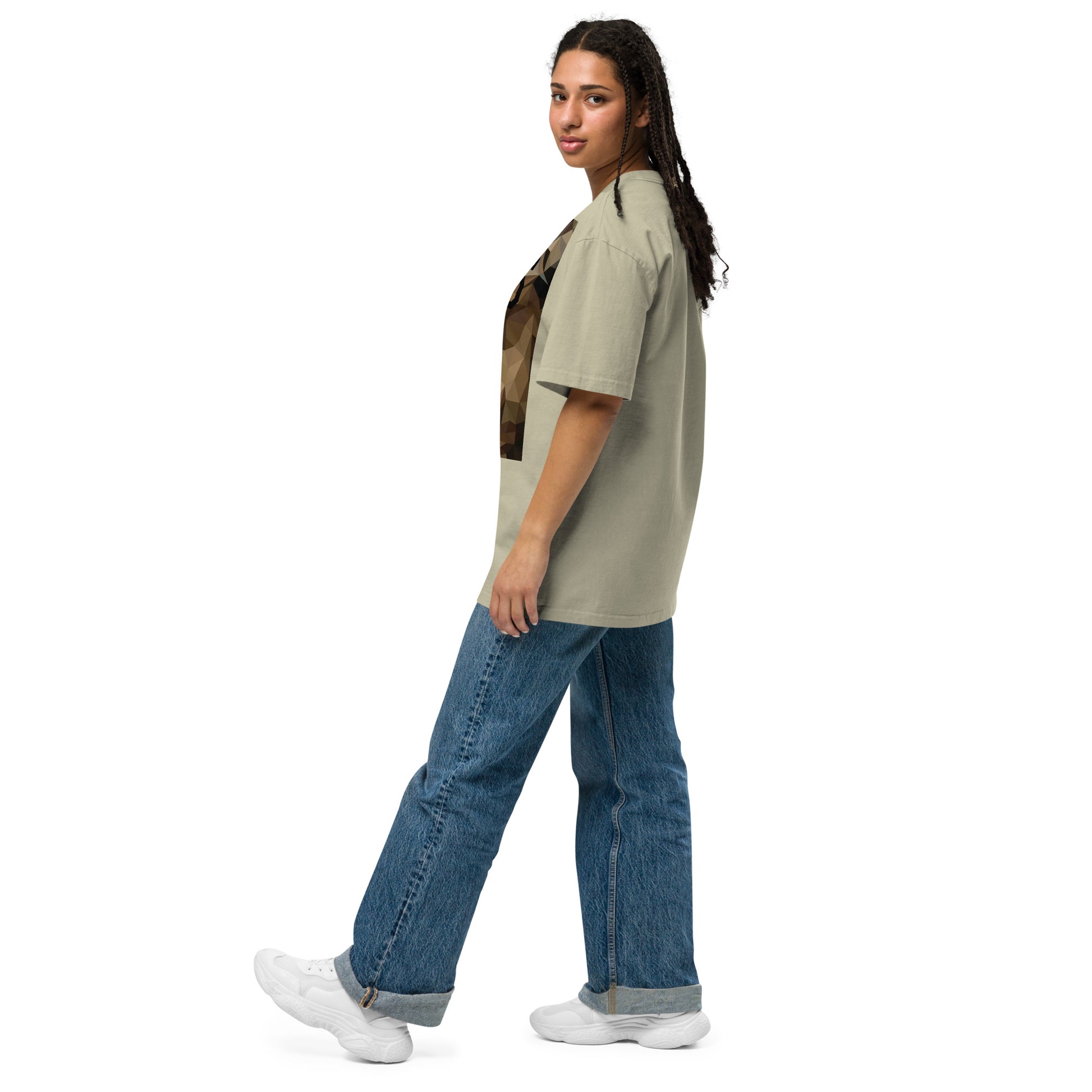MORNING STAR- Oversized faded t-shirt