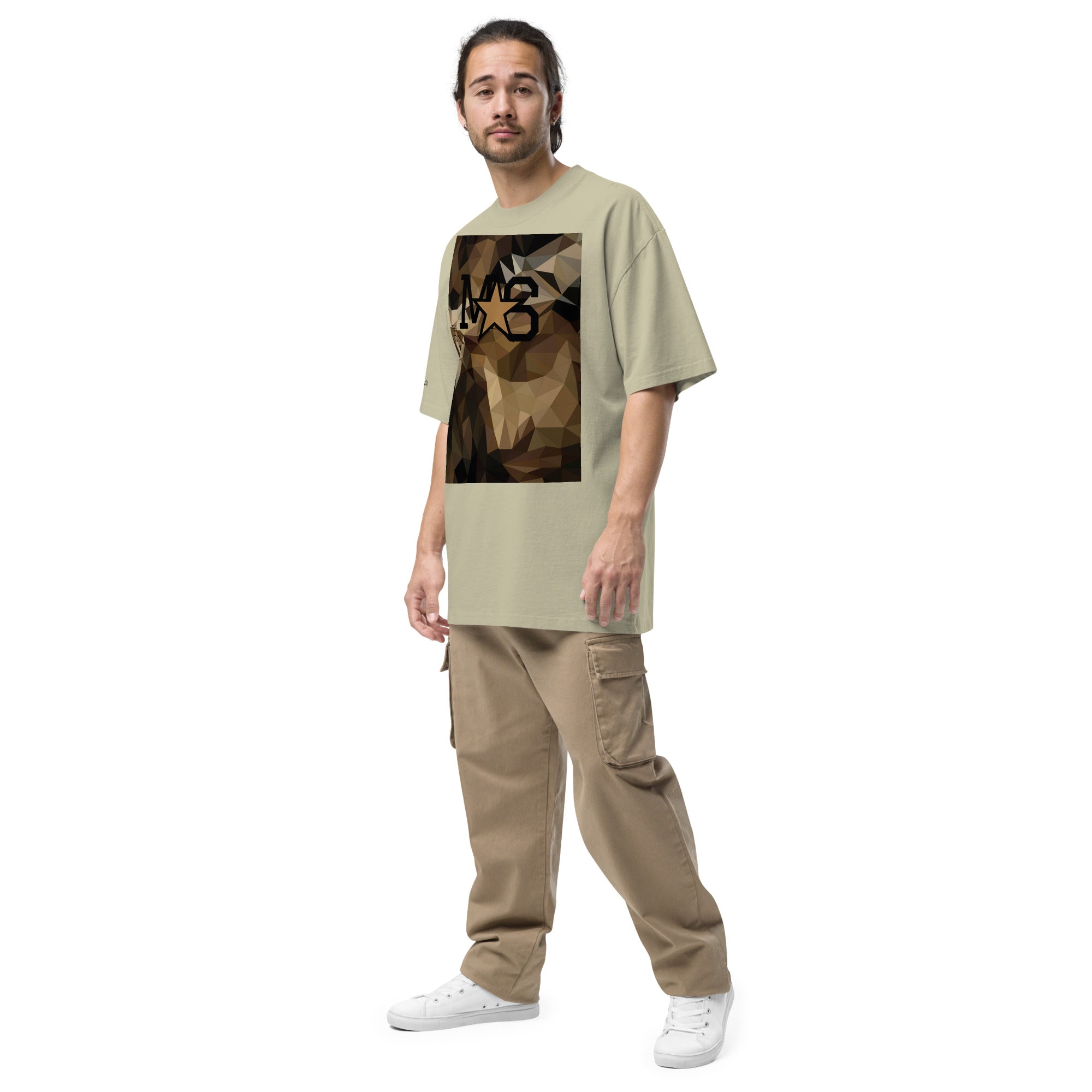 MORNING STAR- Oversized faded t-shirt