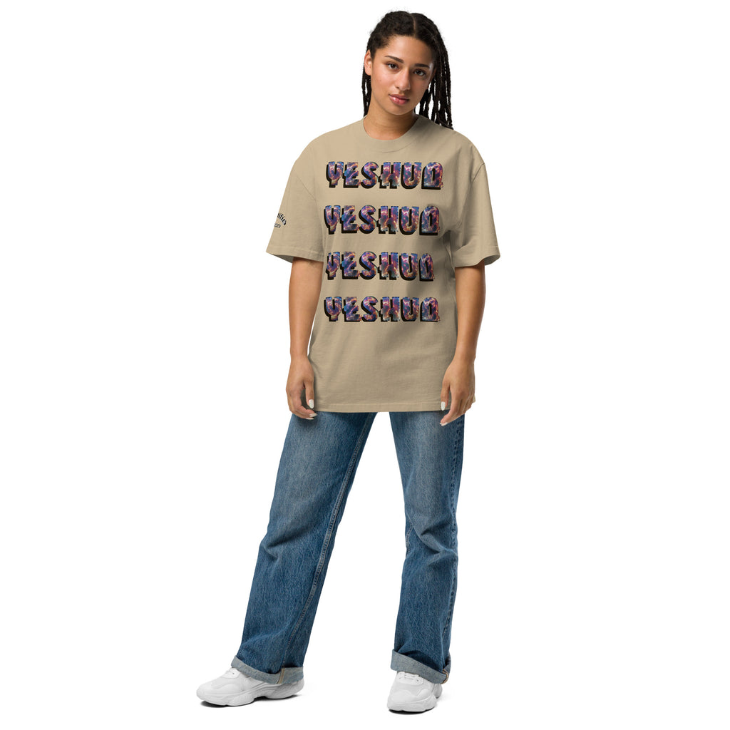 YESHUA- Oversized faded t-shirt