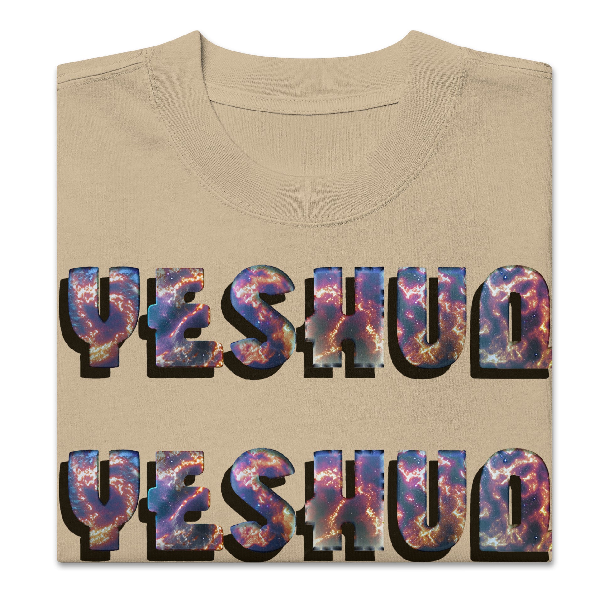 YESHUA- Oversized faded t-shirt