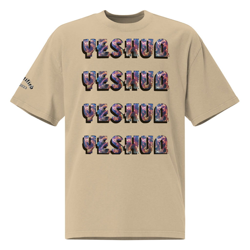 YESHUA- Oversized faded t-shirt
