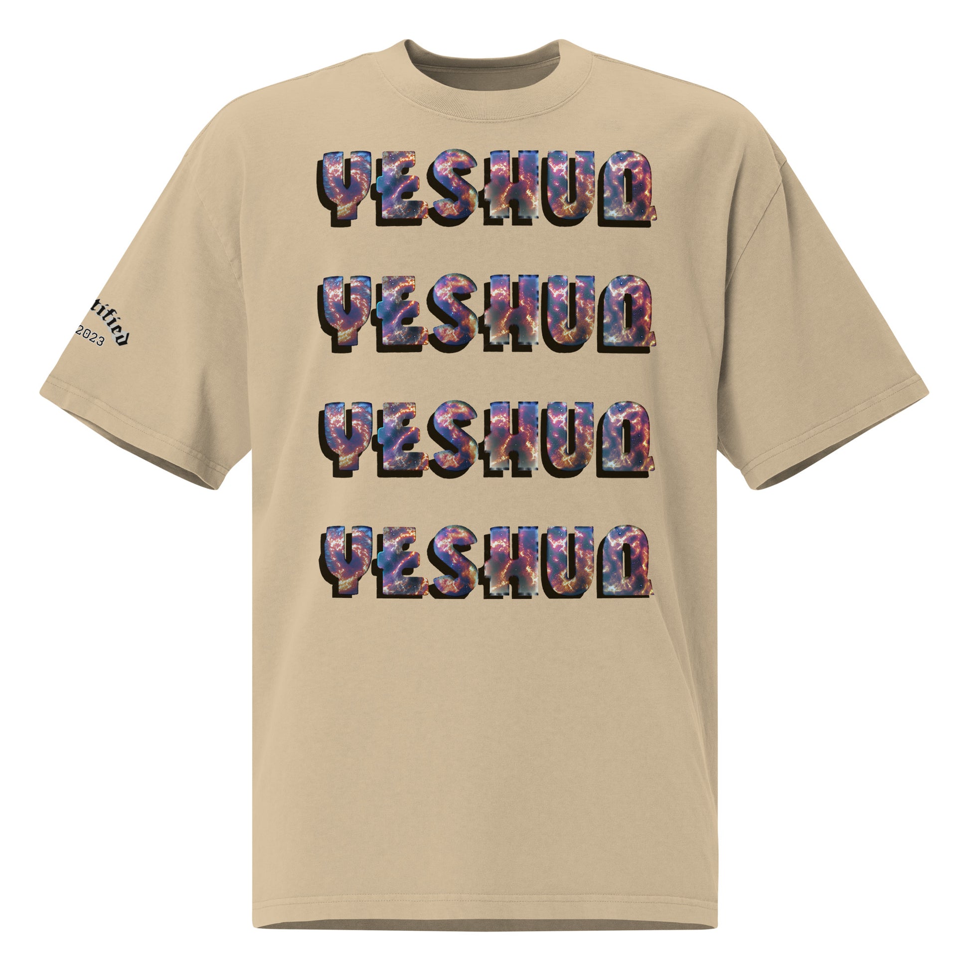 YESHUA- Oversized faded t-shirt