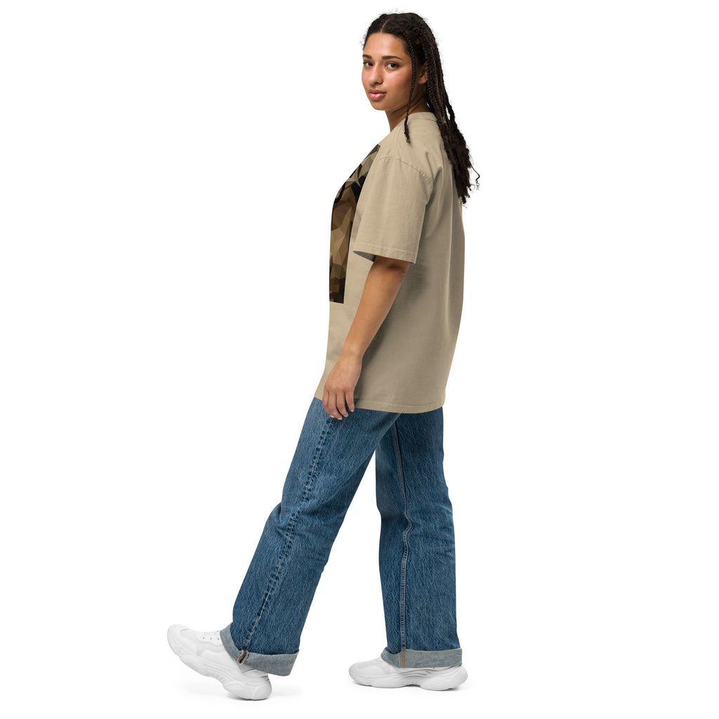 MORNING STAR- Oversized faded t-shirt