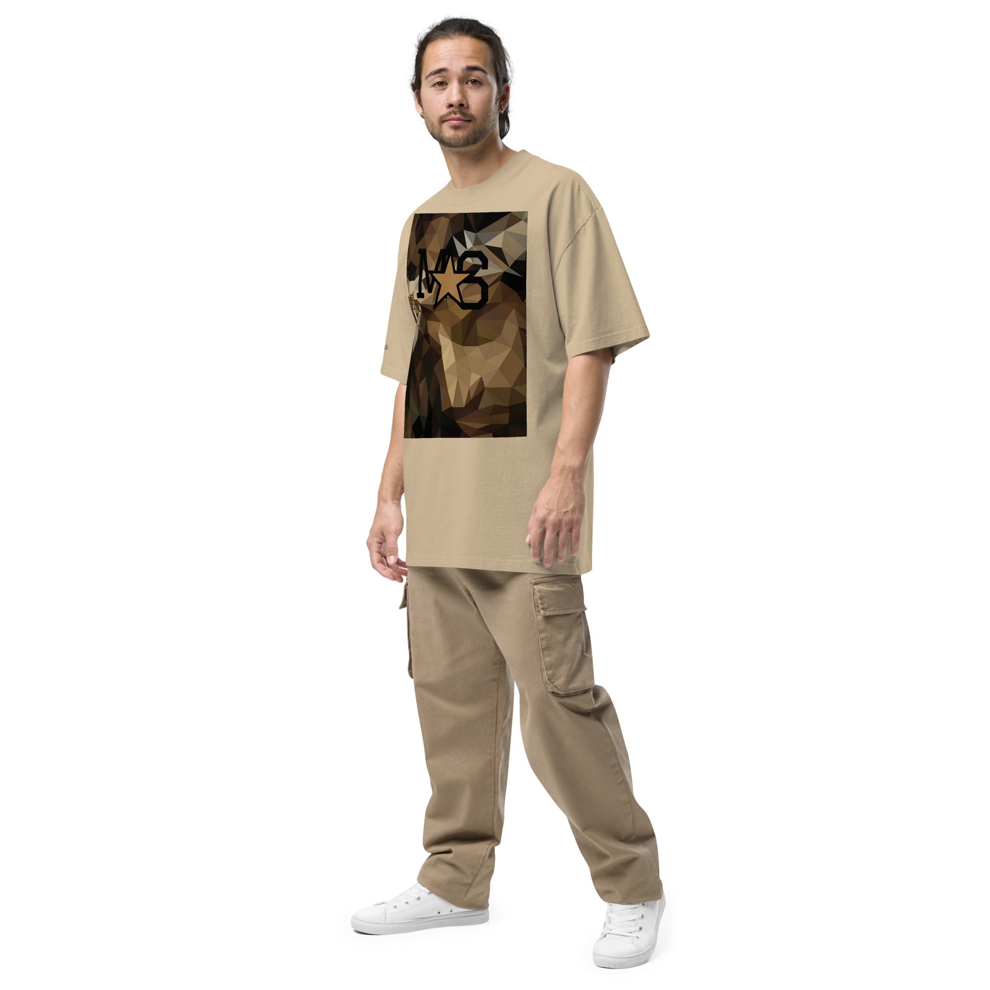 MORNING STAR- Oversized faded t-shirt