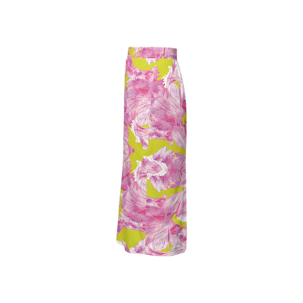 SANCTIFIED SIGNATURE- Women's Back Split Pencil Skirt-Heavy Knit