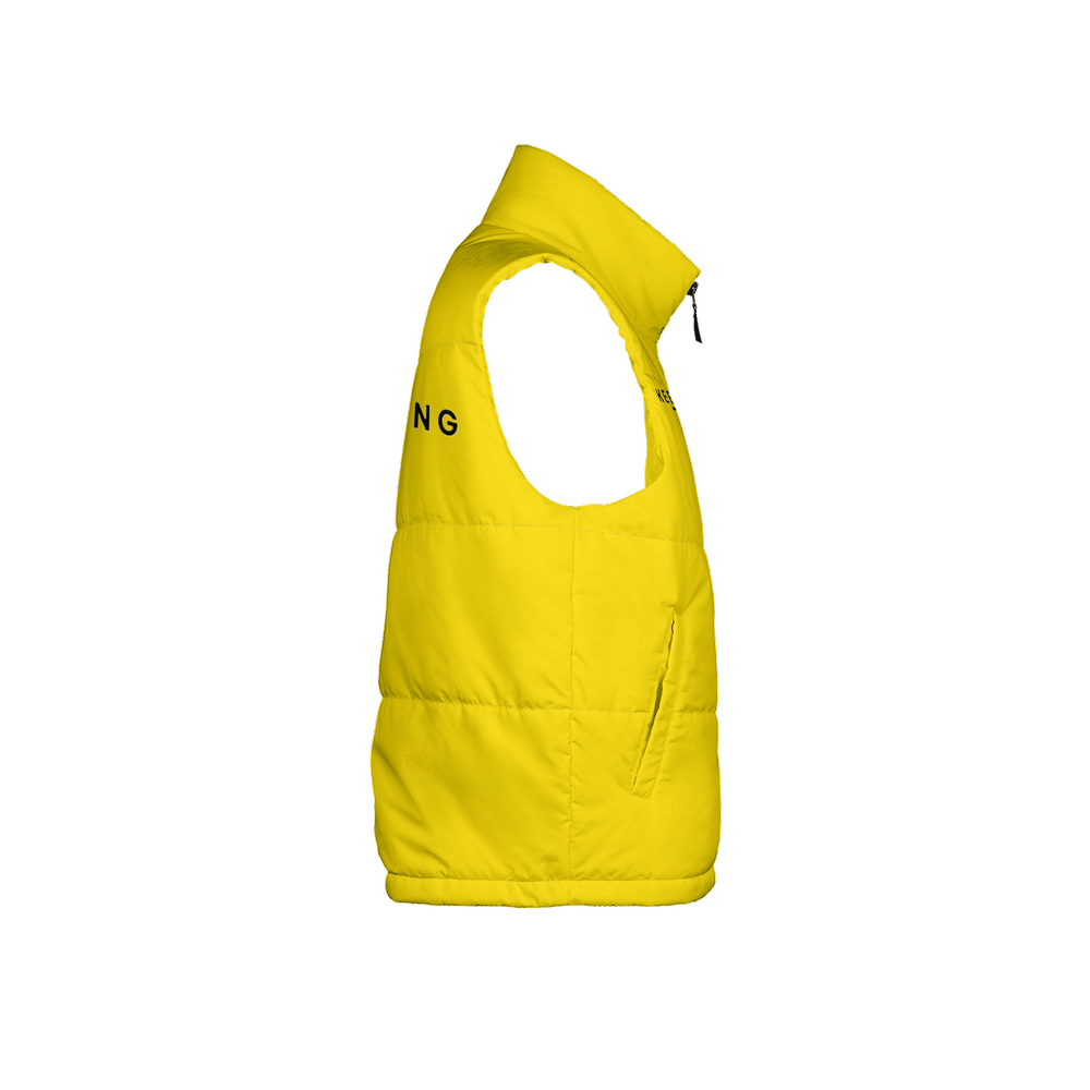 KEEP GOING- Men's Full-Zip Sleeveless Puffer Vest-Lightweight Ecodear