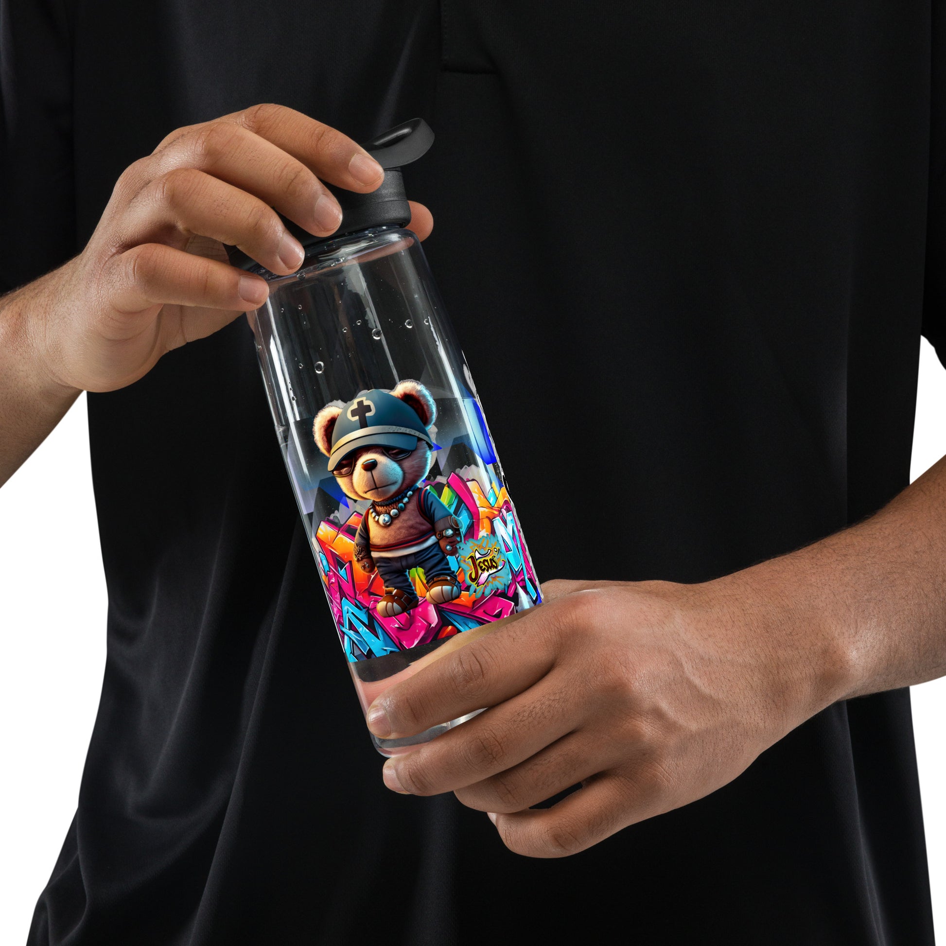 Sports water bottle