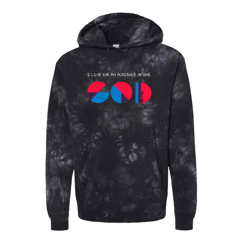 AUDIENCE OF 1- Midweight Tie-Dyed Hooded Sweatshirt