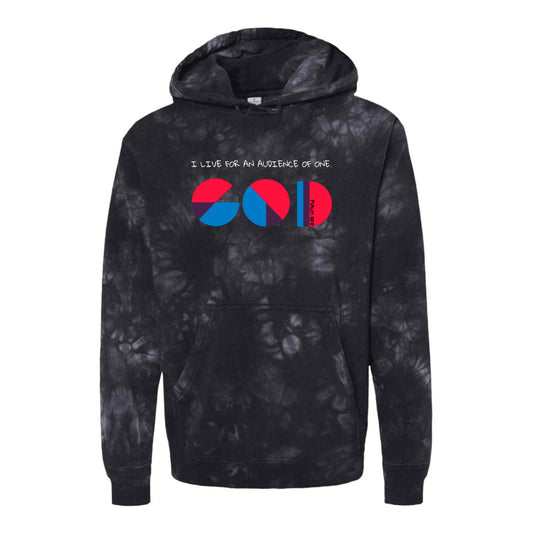 AUDIENCE OF 1- Midweight Tie-Dyed Hooded Sweatshirt