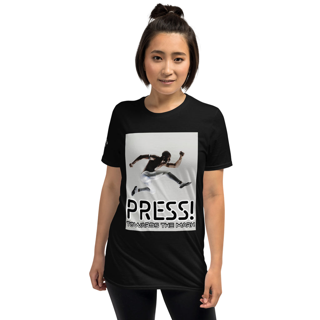 PRESS TOWARDS THE MARK- Short-Sleeve Unisex T-Shirt