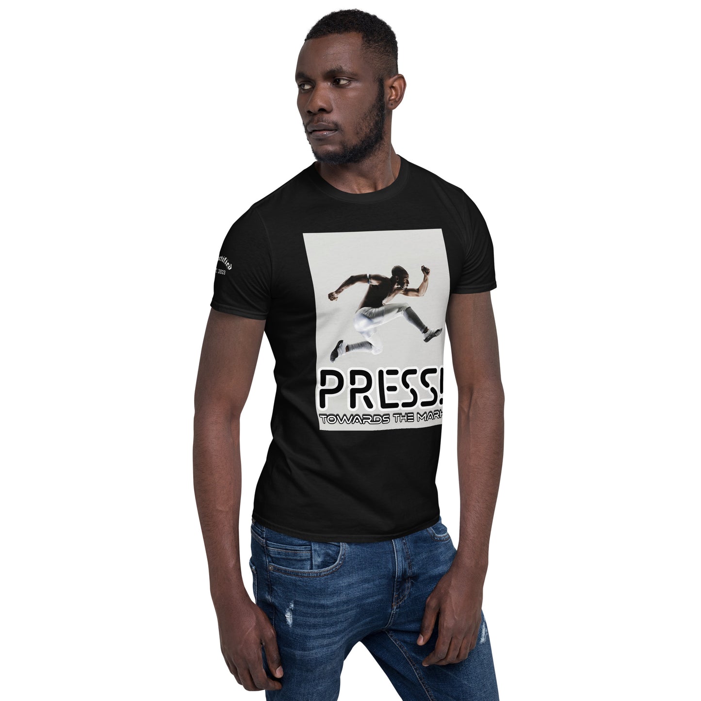 PRESS TOWARDS THE MARK- Short-Sleeve Unisex T-Shirt