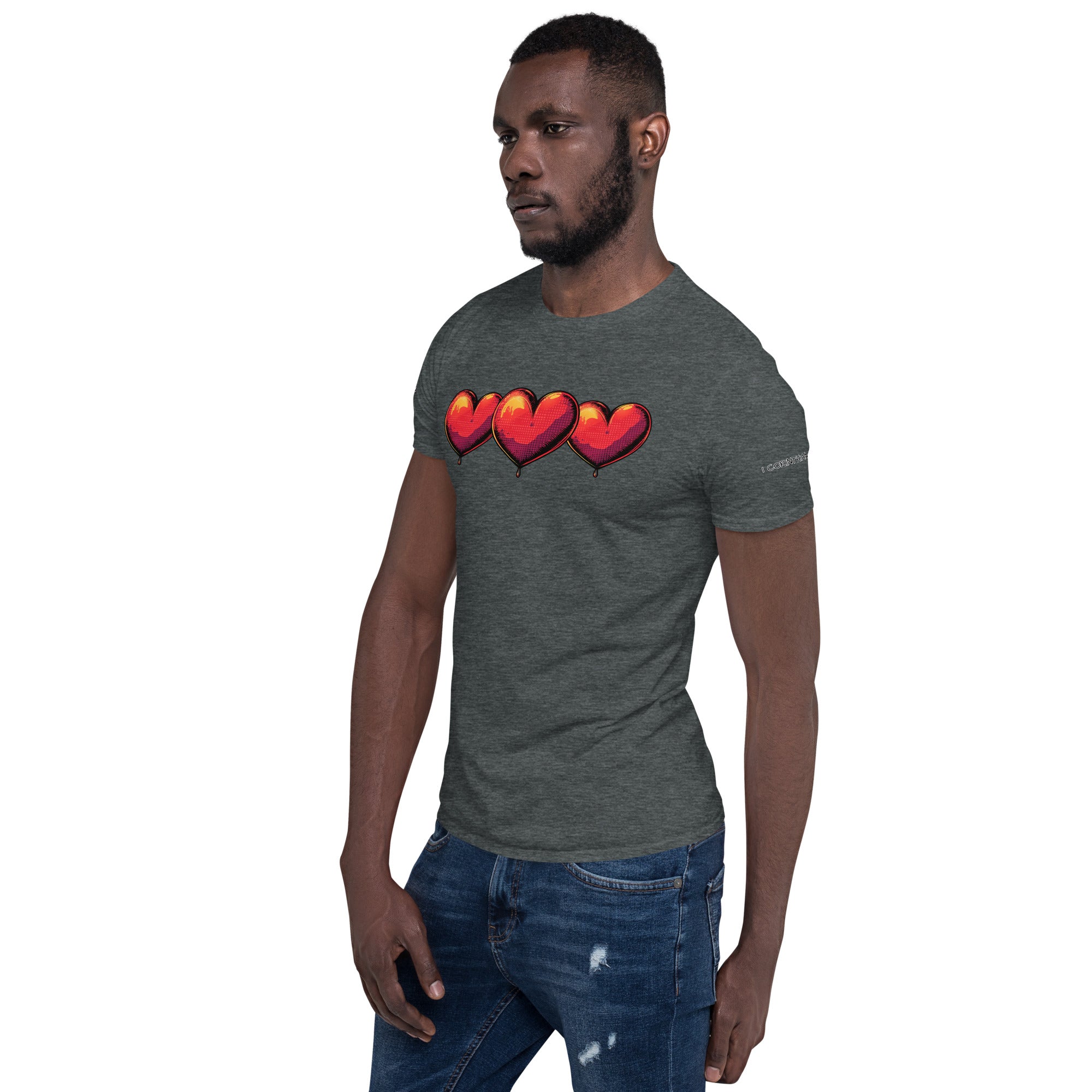 LOVE NEVER FAILS- Short-Sleeve Unisex T-Shirt