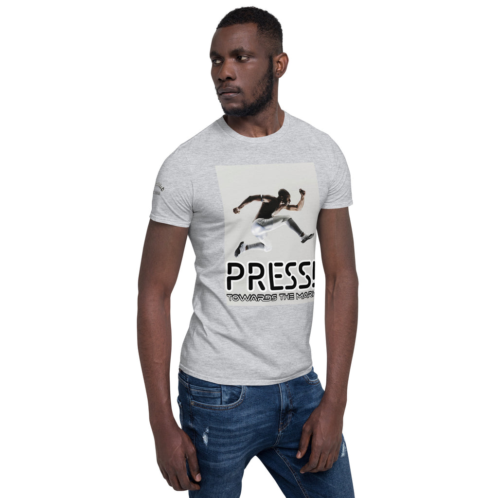 PRESS TOWARDS THE MARK- Short-Sleeve Unisex T-Shirt