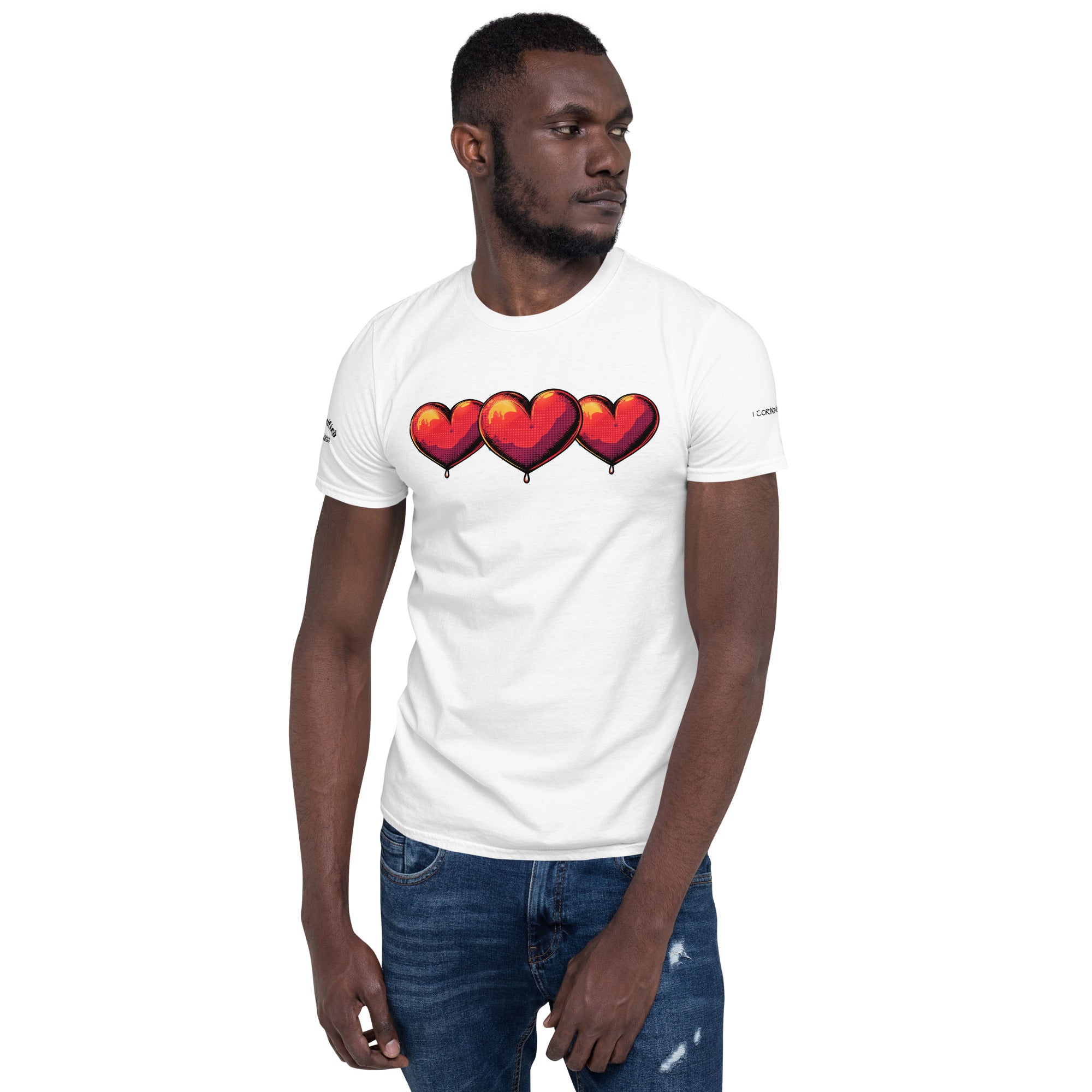LOVE NEVER FAILS- Short-Sleeve Unisex T-Shirt
