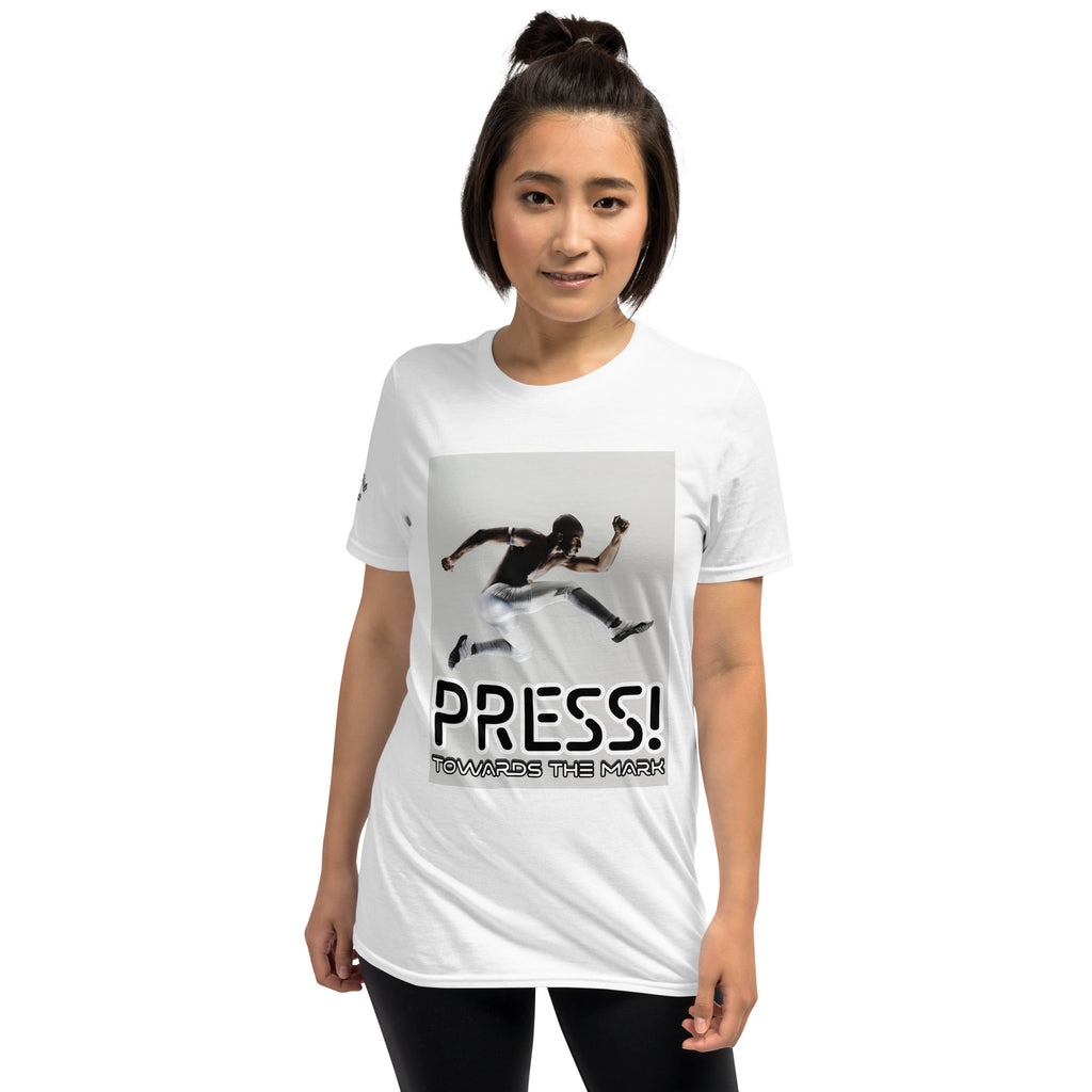 PRESS TOWARDS THE MARK- Short-Sleeve Unisex T-Shirt