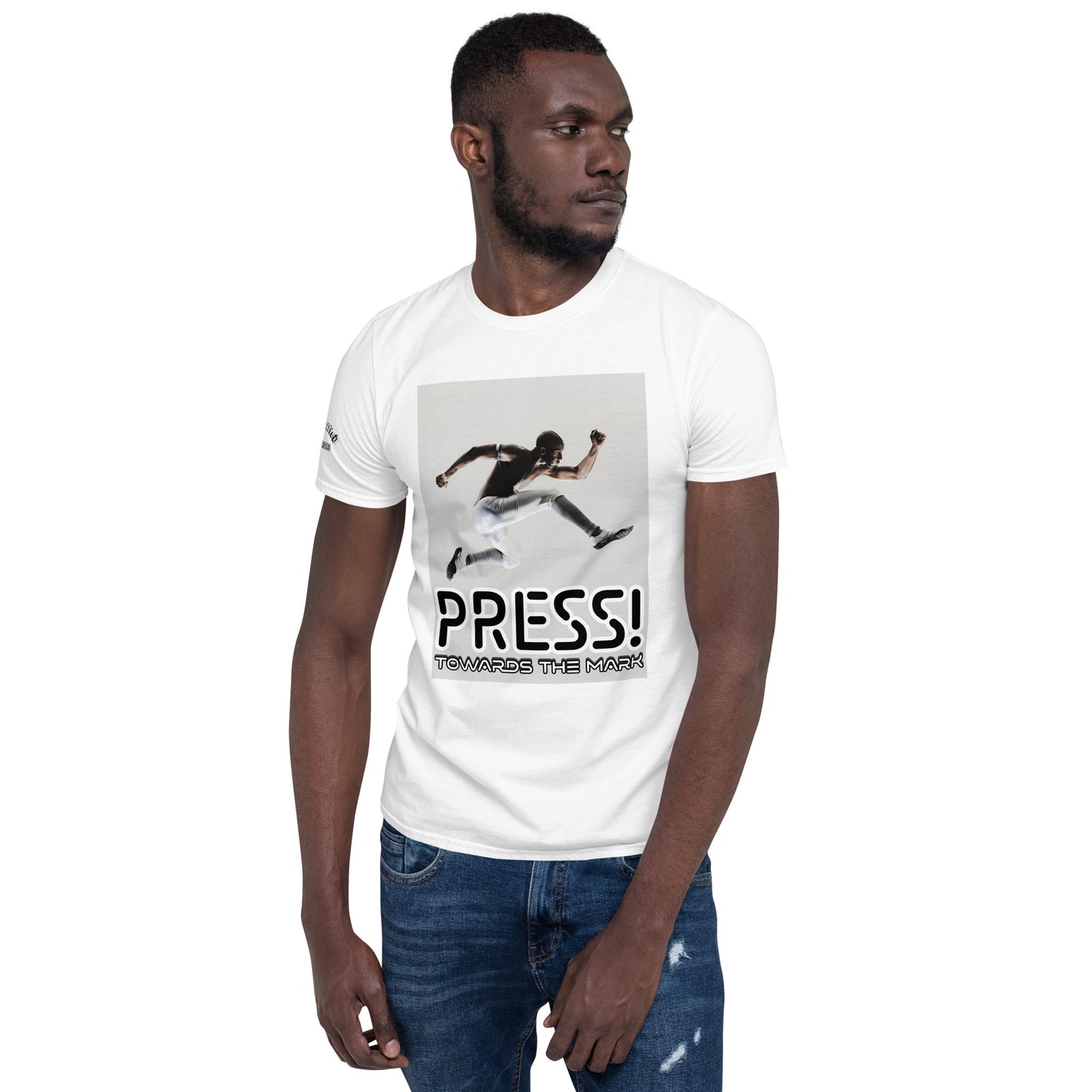 PRESS TOWARDS THE MARK- Short-Sleeve Unisex T-Shirt