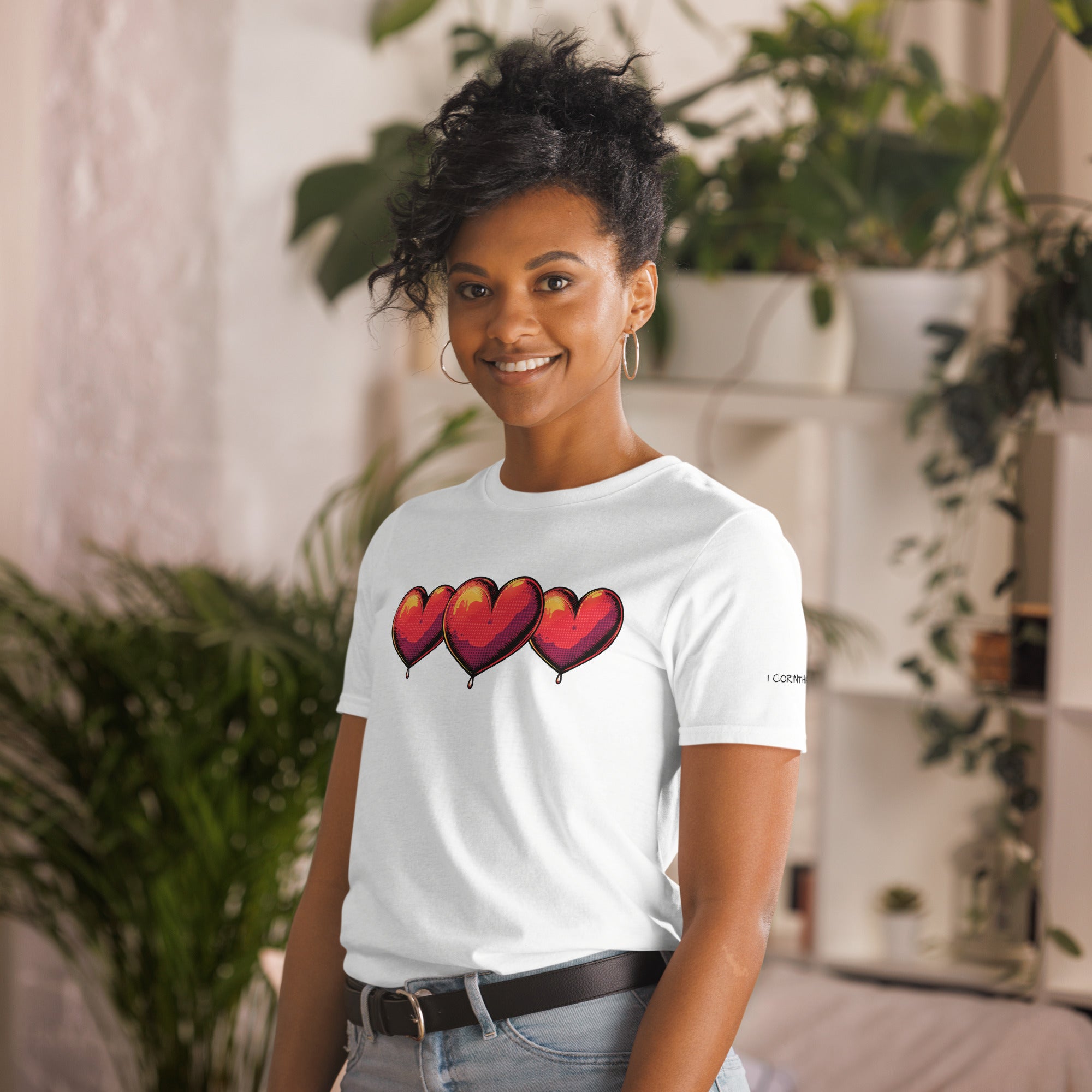 LOVE NEVER FAILS- Short-Sleeve Unisex T-Shirt