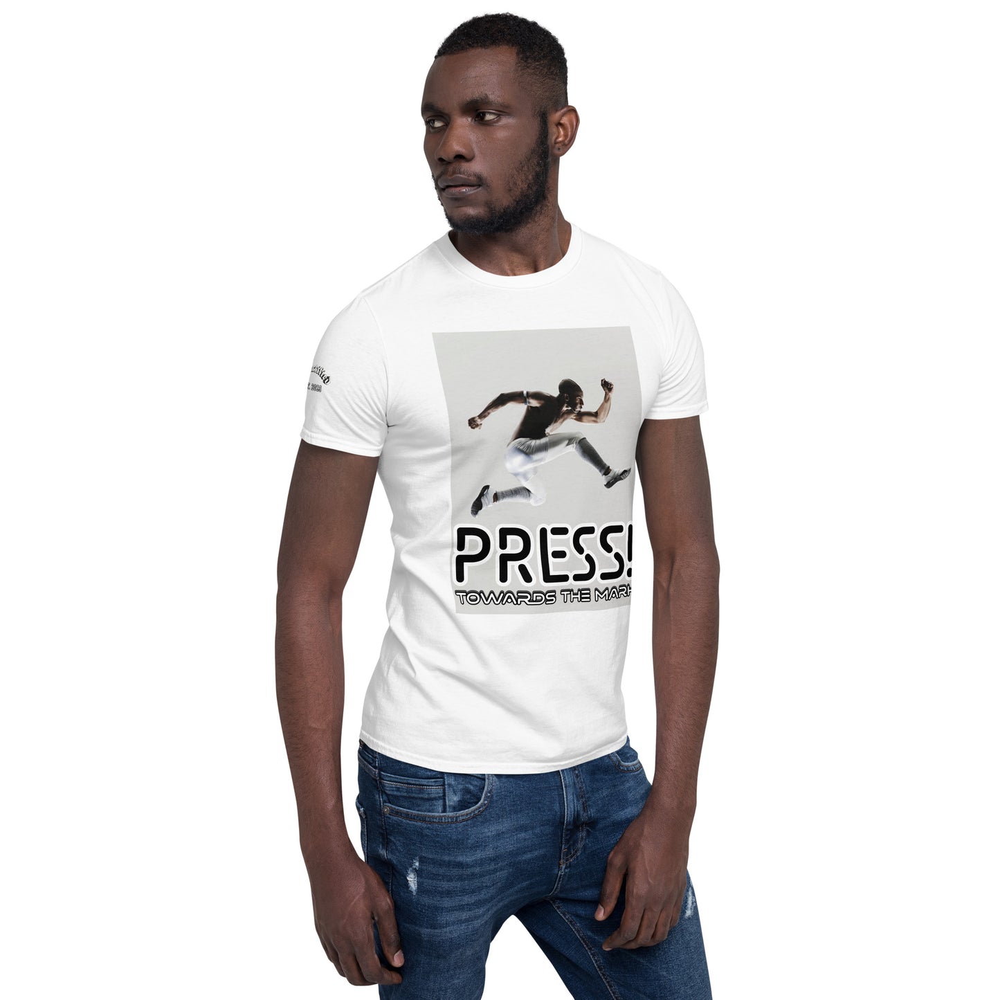 PRESS TOWARDS THE MARK- Short-Sleeve Unisex T-Shirt